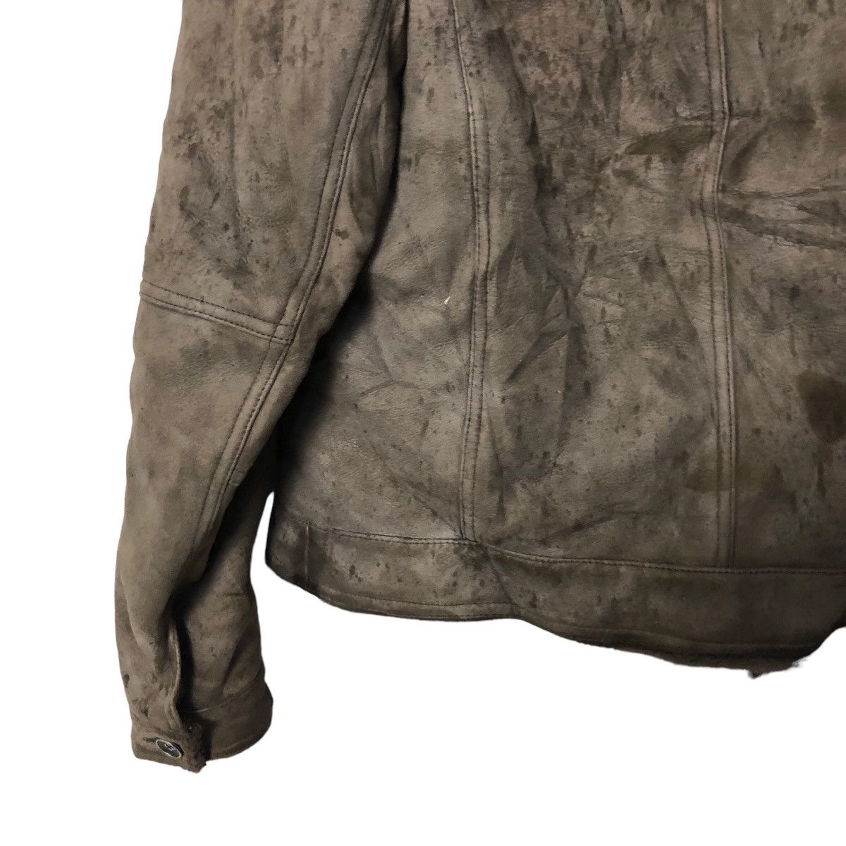 Vintage Vintage Emmeti Di Franco Button Ups Soft Fur Leather Jacket Size M / US 6-8 / IT 42-44 - 10 Thumbnail