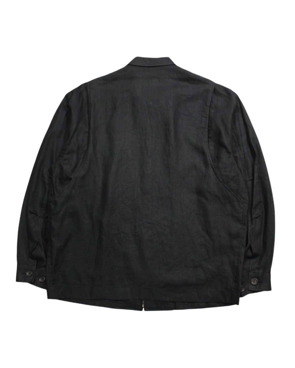 PPFM 1988 PPFM ( PEYTON PLACE FOR MEN ) ZIP UP RAW LINEN JACKET Size US M / EU 48-50 / 2 - 2 Thumbnail
