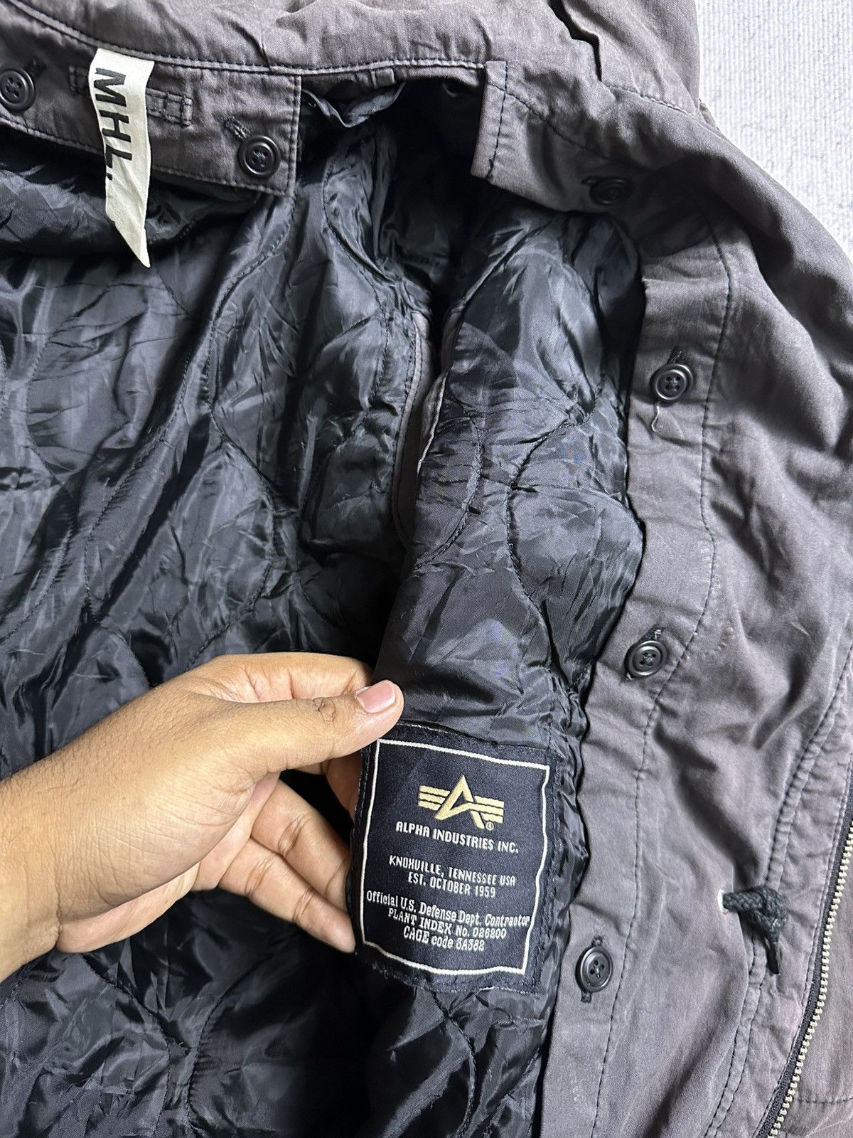 Alpha Industries × Margaret Howell Vintage Margaret Howell x Alpha Industries Army Parka Size US M / EU 48-50 / 2 - 7 Thumbnail