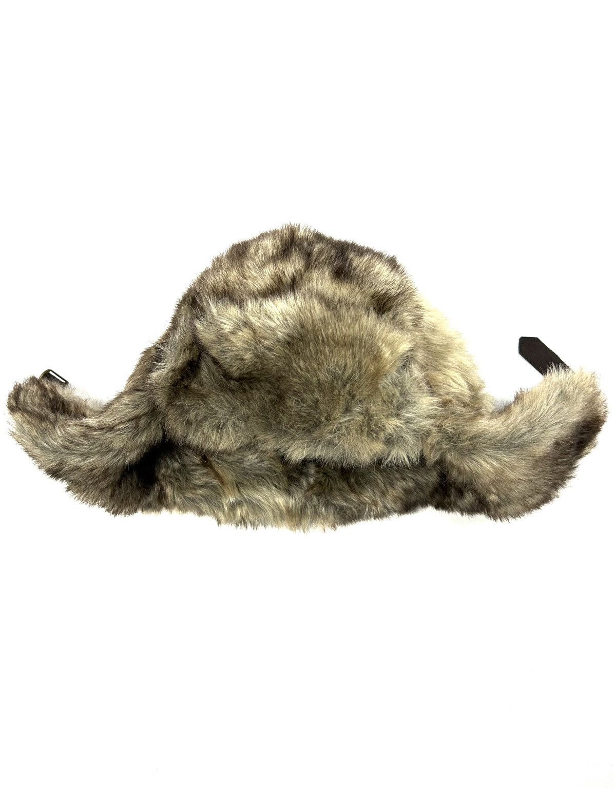 Japanese Brand Vintage Y2K Fuzzy Faux Fur Ushanka Trapper Hat Brown Japan Size ONE SIZE - 6 Thumbnail