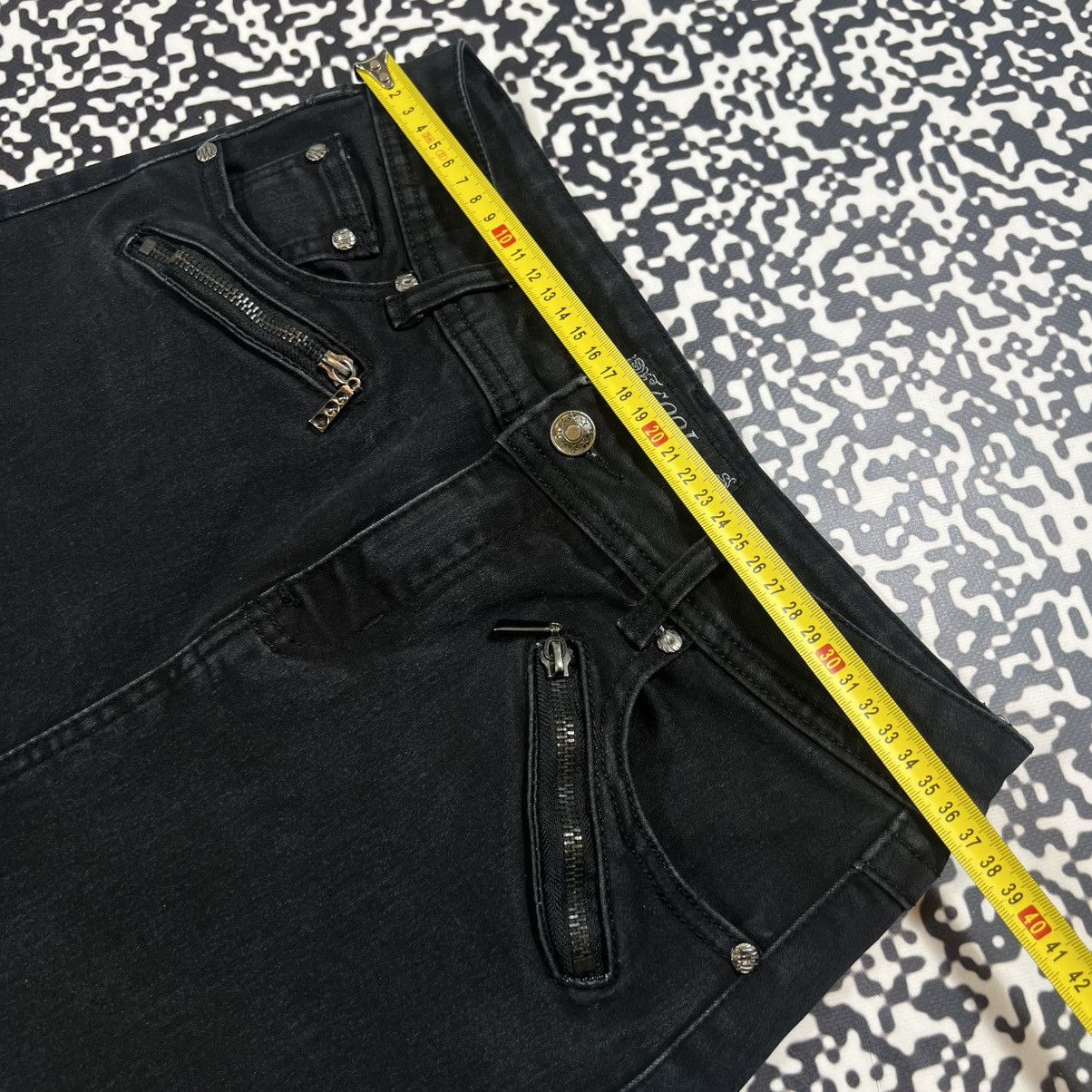 Japanese Brand Vintage Y2K Japanese Style Flared Sexy Denim Maxi Skirt Size 28" / US 6 / IT 42 - 20 Thumbnail