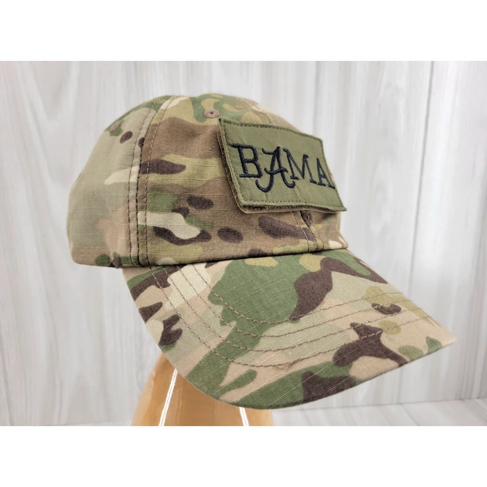 Bally Condor Ball Cap Hat Adjustable Camo Bama Patch Multiflag Cap Mens Twill Cotton Baseball Hat Size ONE SIZE - 3 Thumbnail