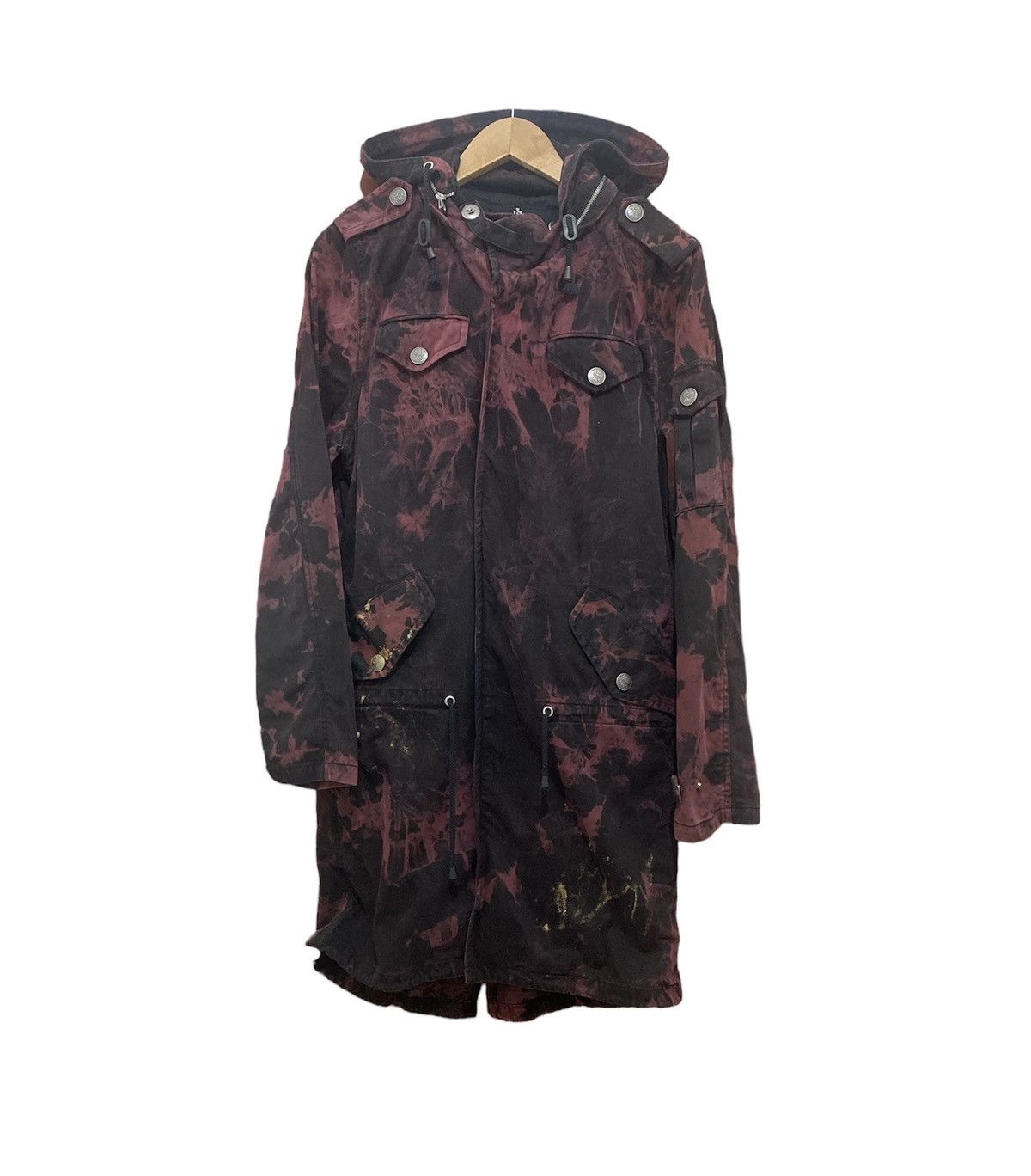 If Six Was Nine BERNINGS-SHO RED SKULL CAMOUFLAGED FISHTAIL JACKET Size US L / EU 52-54 / 3 - 1 Thumbnail