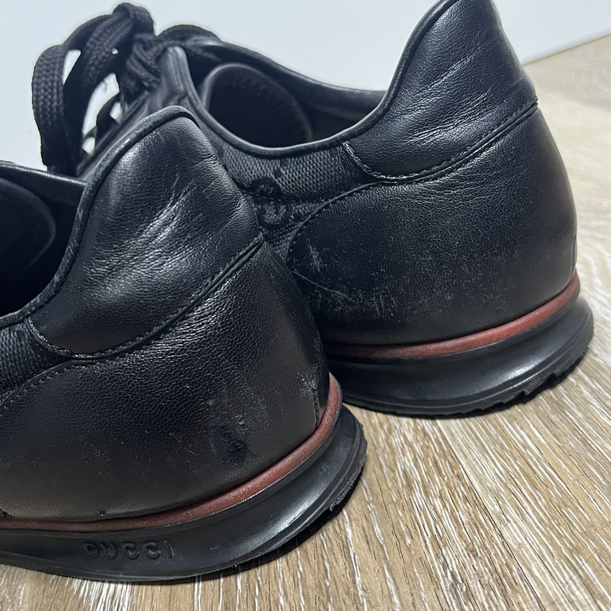 Designer × Gucci × Vintage gucci gg print trainers Size US 7 / EU 40 - 10 Thumbnail