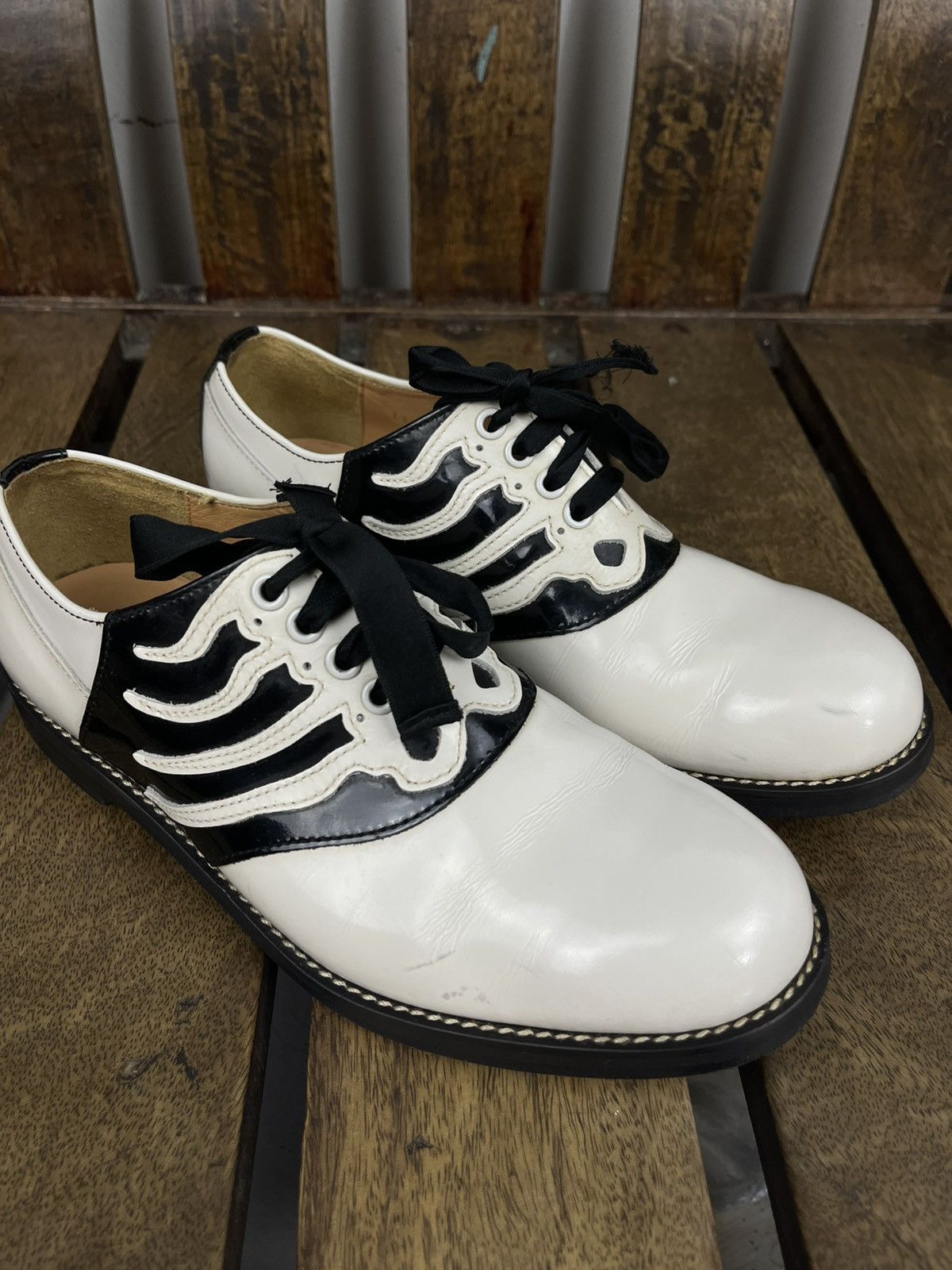 Undercover Undercover AW13 “ANATOMICOUTURE” Skeleton Lace-Up Shoes Size US 6 / EU 39 - 11 Thumbnail