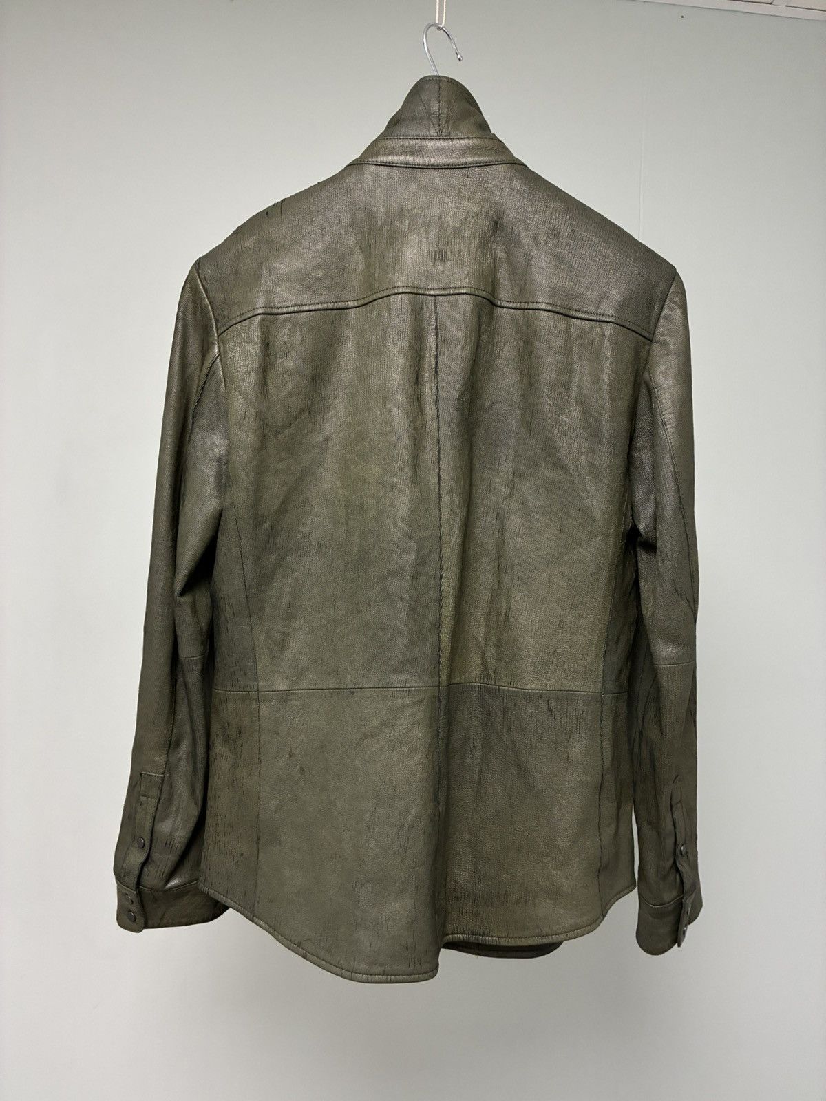 John Varvatos Kelch Leather Shirt Jacket EU 44 USA 34 small Size US S / EU 44-46 / 1 - 21 Thumbnail