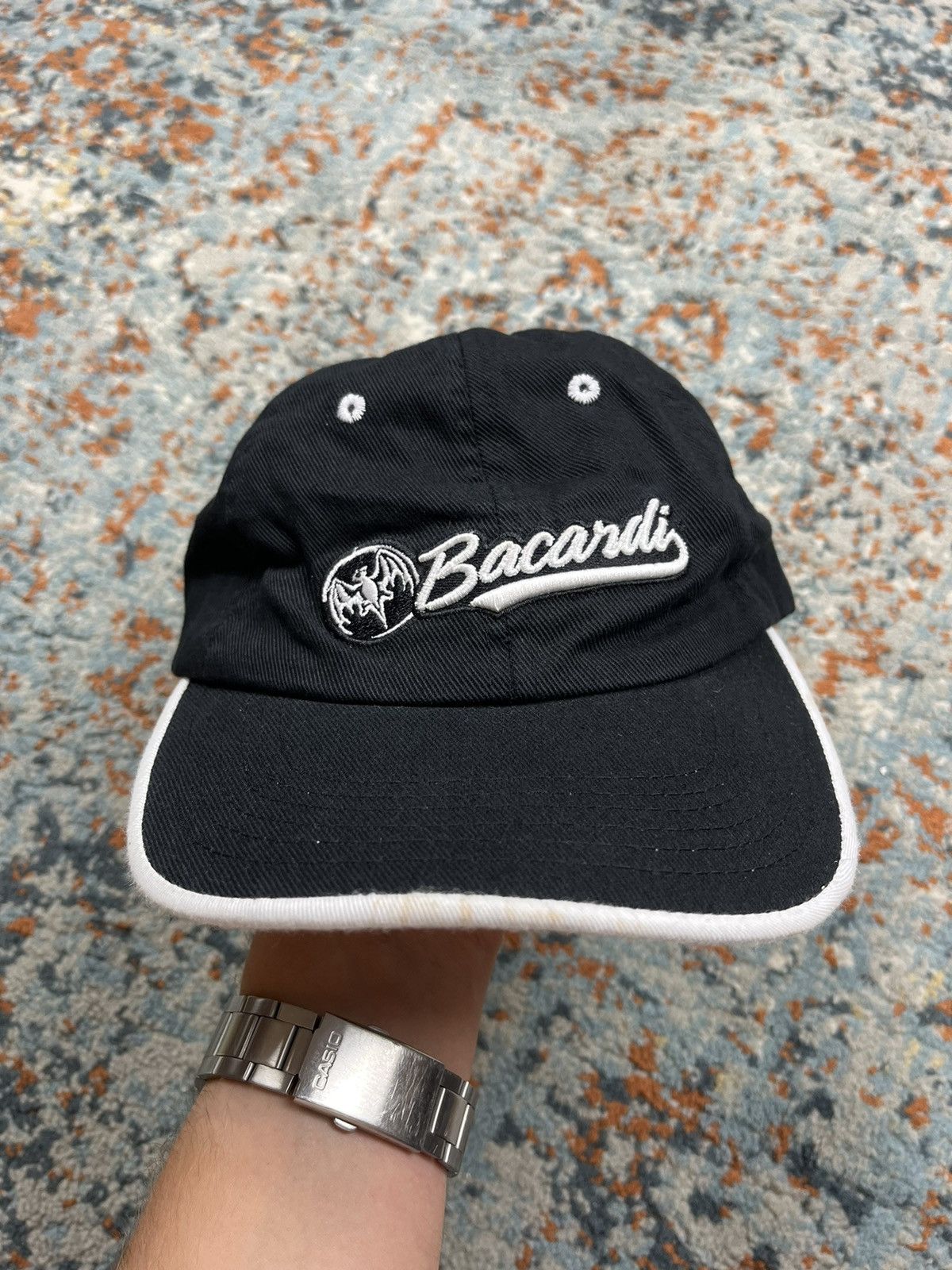 Bacardi × Vintage Vintage 90s Bacardi embroidered bat logo promo hat Size ONE SIZE - 2 Thumbnail
