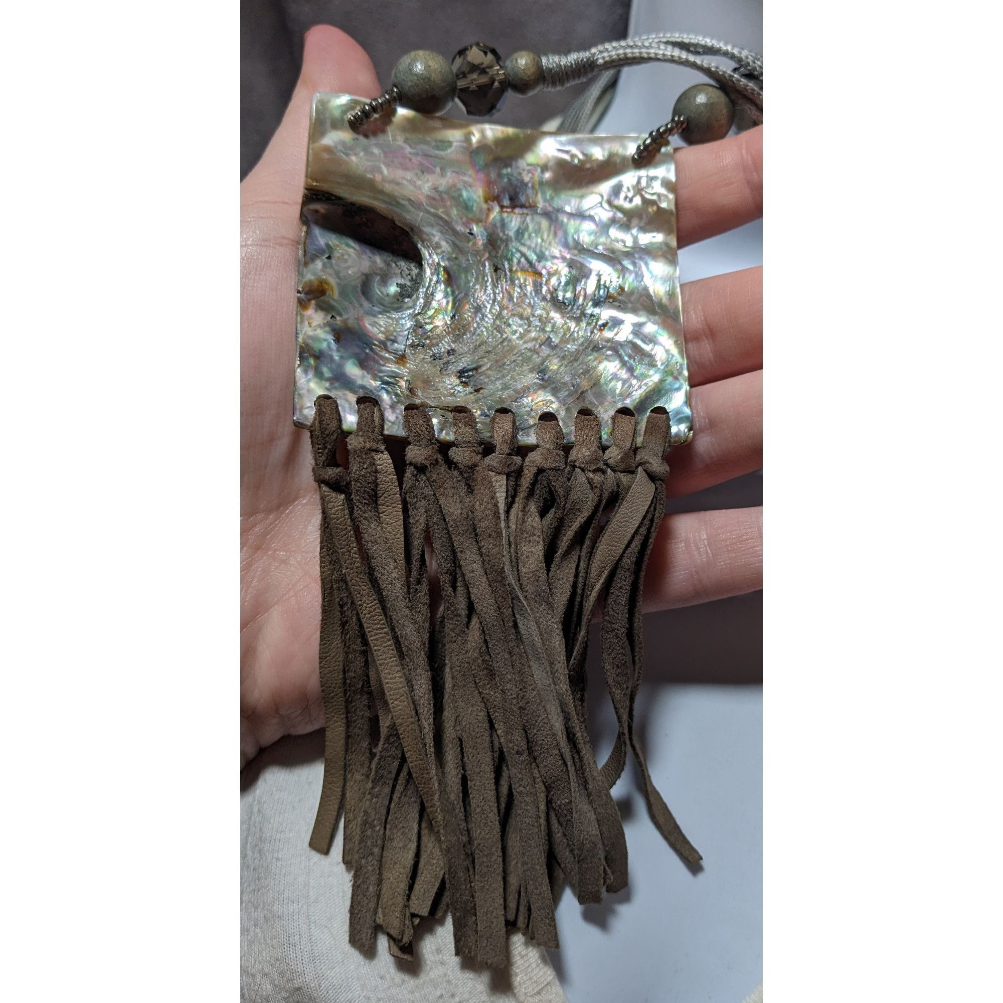 Other Retro Bohemian Natural Shell Fringe Necklace Size ONE SIZE - 8 Thumbnail