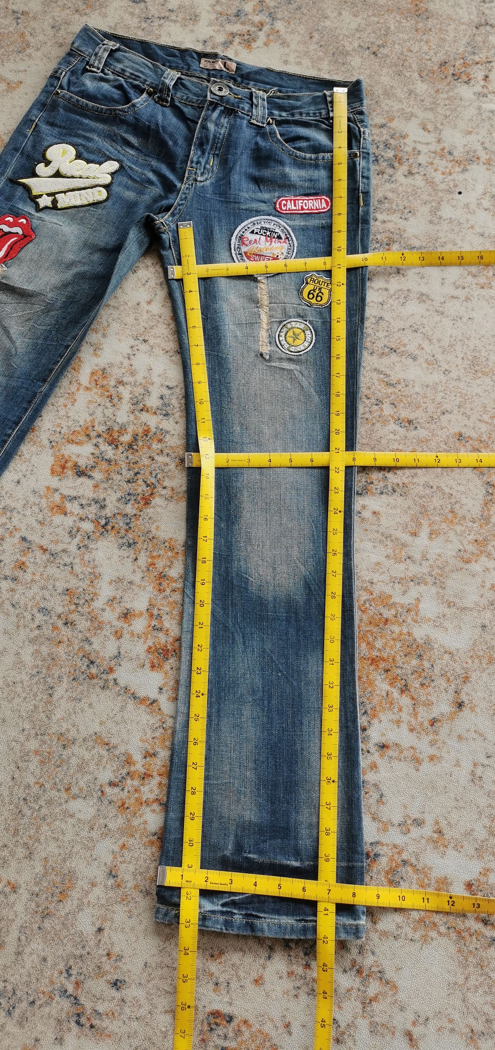 Kapital Realmind Flared Customized Vintage Patch Jeans Style KAPITAL Size US 31 - 7 Thumbnail