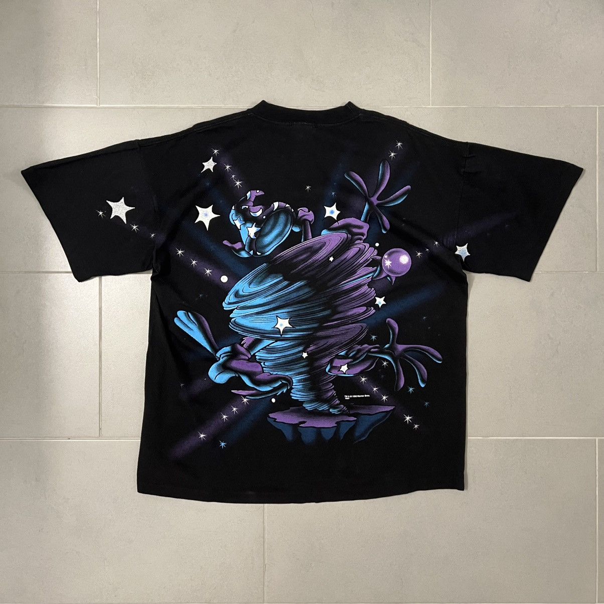 Vintage Mint Vintage Tasmanian Devil Taz Wizard AOP 1996 Tee Rare Size US XL / EU 56 / 4 - 2 Thumbnail