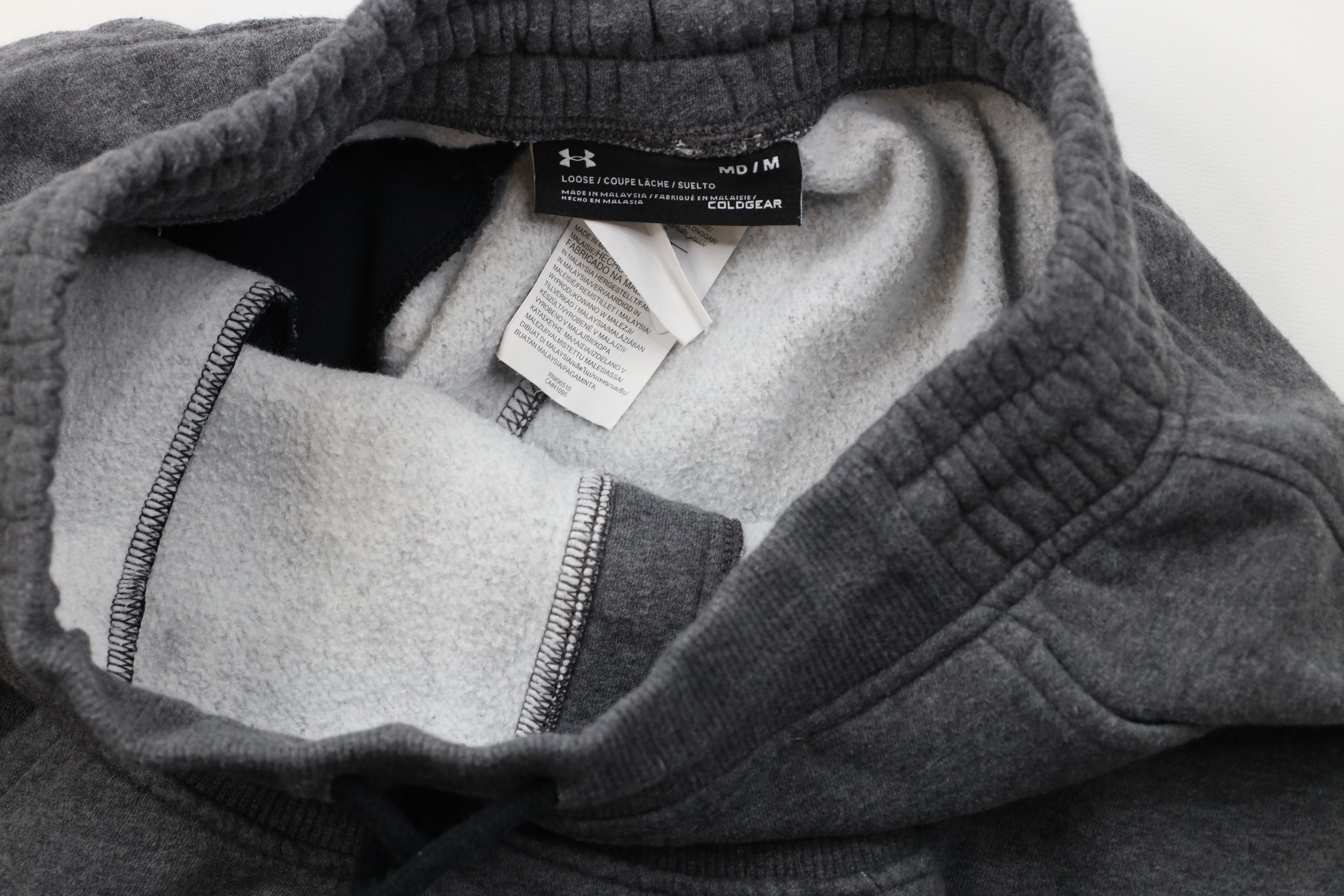 Under Armour × Vintage Under Armour Loose Fit Cuffed Sweatpants Joggers Gray Size US 34 / EU 50 - 7 Thumbnail