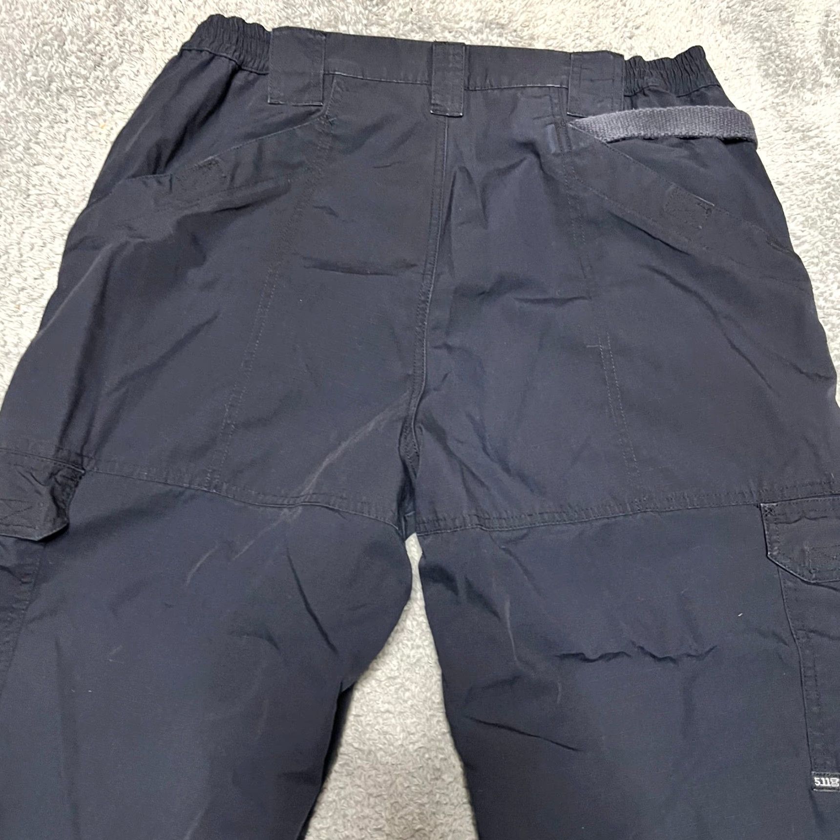Vintage 5.11 511 Tactical Pants Mens 36 x32 Navy Blue Cargo Ripstop Taclite Size US 36 / EU 52 - 4 Thumbnail