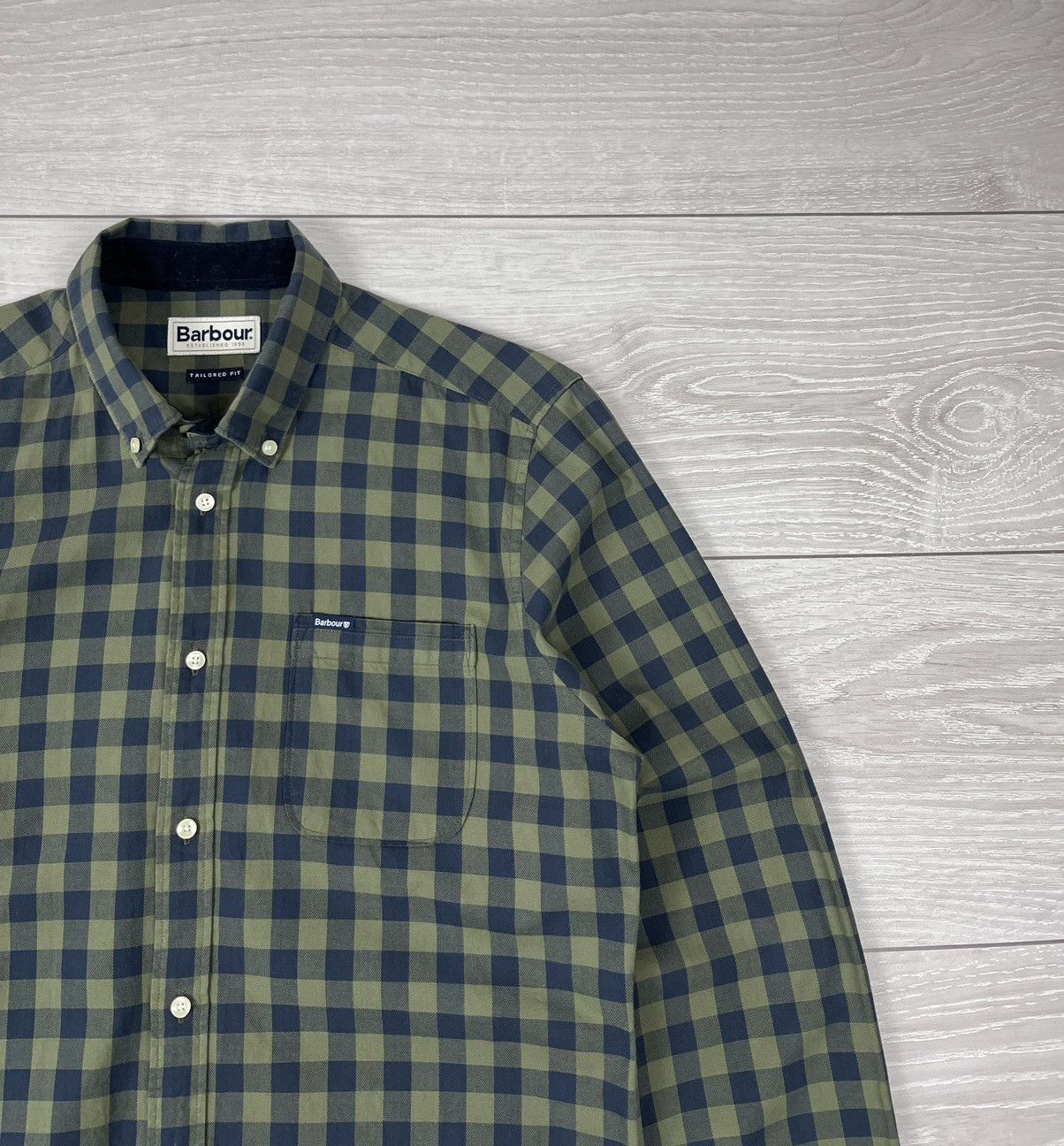 Barbour Barbour Tailored Oxford Heavy Checkered Shirt Size US M / EU 48-50 / 2 - 6 Thumbnail