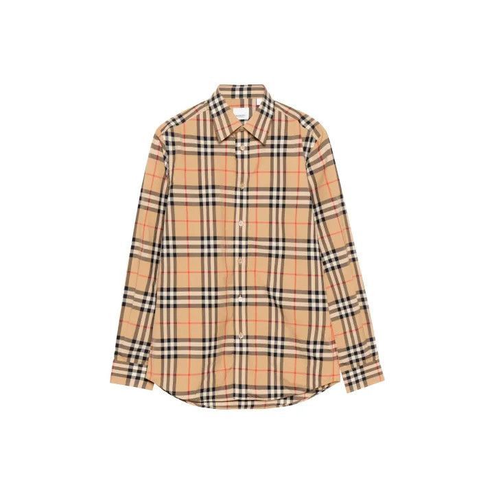 Burberry Burberry Burberry Classic Plaid Long Sleeve Shirt-2507 Size US S / EU 44-46 / 1 - 1 Thumbnail