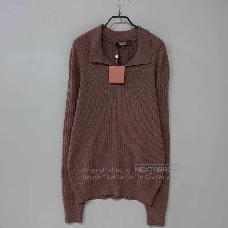 Loro Piana Loro Piana Brick Red Cashmere Sweater Size US M / EU 48-50 / 2 - 1 Thumbnail