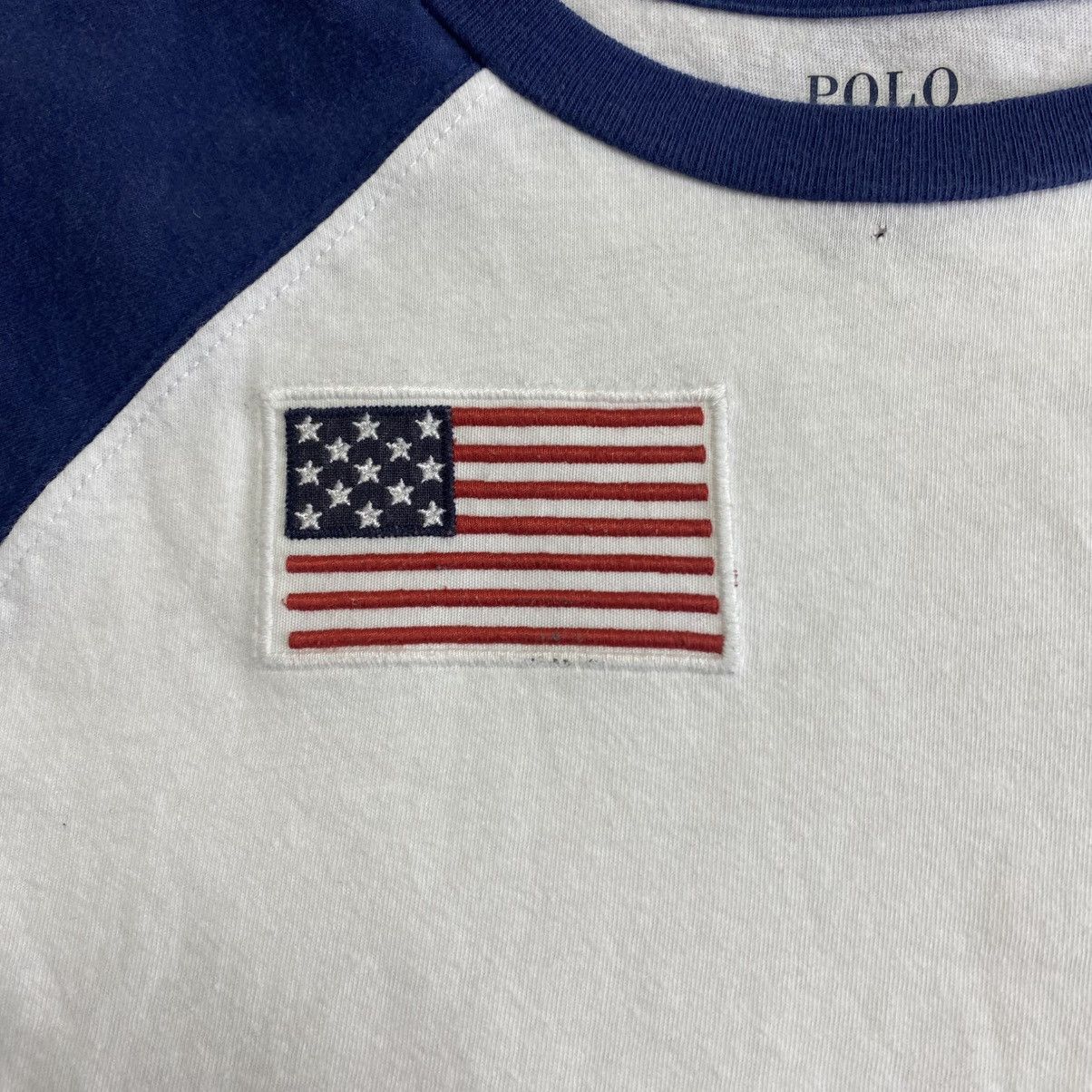Polo Ralph Lauren Vintage Polo Ralph Lauren 3 Big Pony USA Rugby T- shirt Y2K Size US XXS / EU 40 - 6 Thumbnail