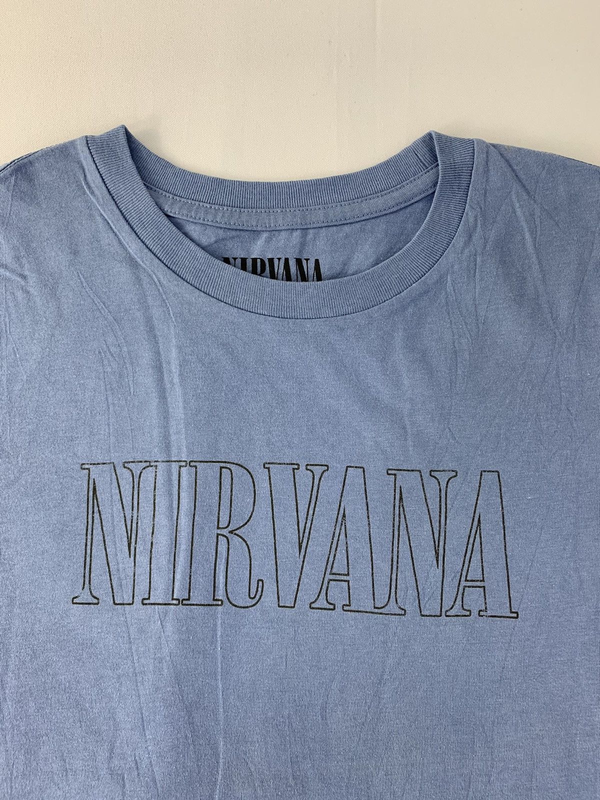 Nirvana Nirvana Kurt Cobain Grunge Rock Band Spell Out Printed Tee Size US S / EU 44-46 / 1 - 4 Thumbnail