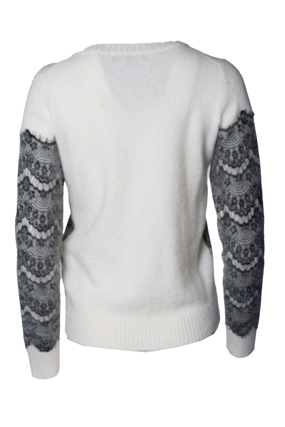 Maje Maje, knitted sweater with lace Size S / US 4 / IT 40 - 3 Thumbnail