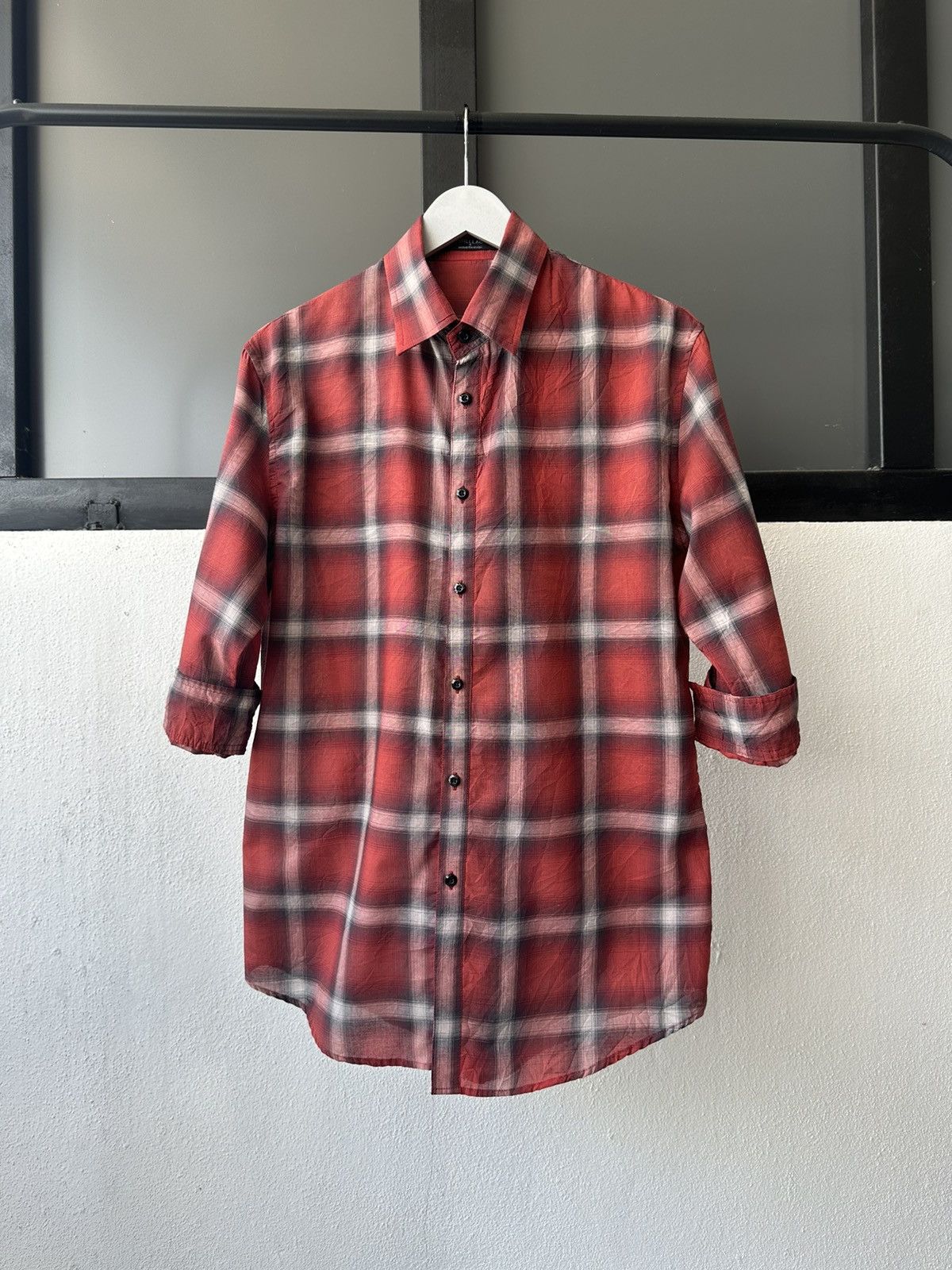 Shellac Shellac x Semantic Design shadow plaid light shirt Size US M / EU 48-50 / 2 - 7 Thumbnail