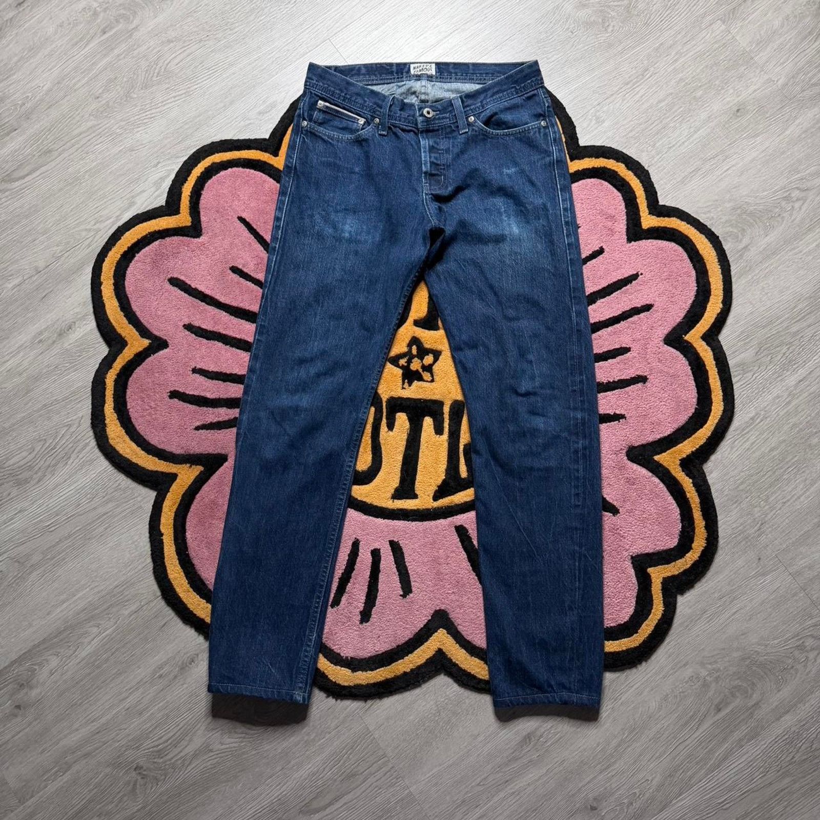 Naked & Famous Weird Guy Slim Skinny Indigo Selvedge Jeans