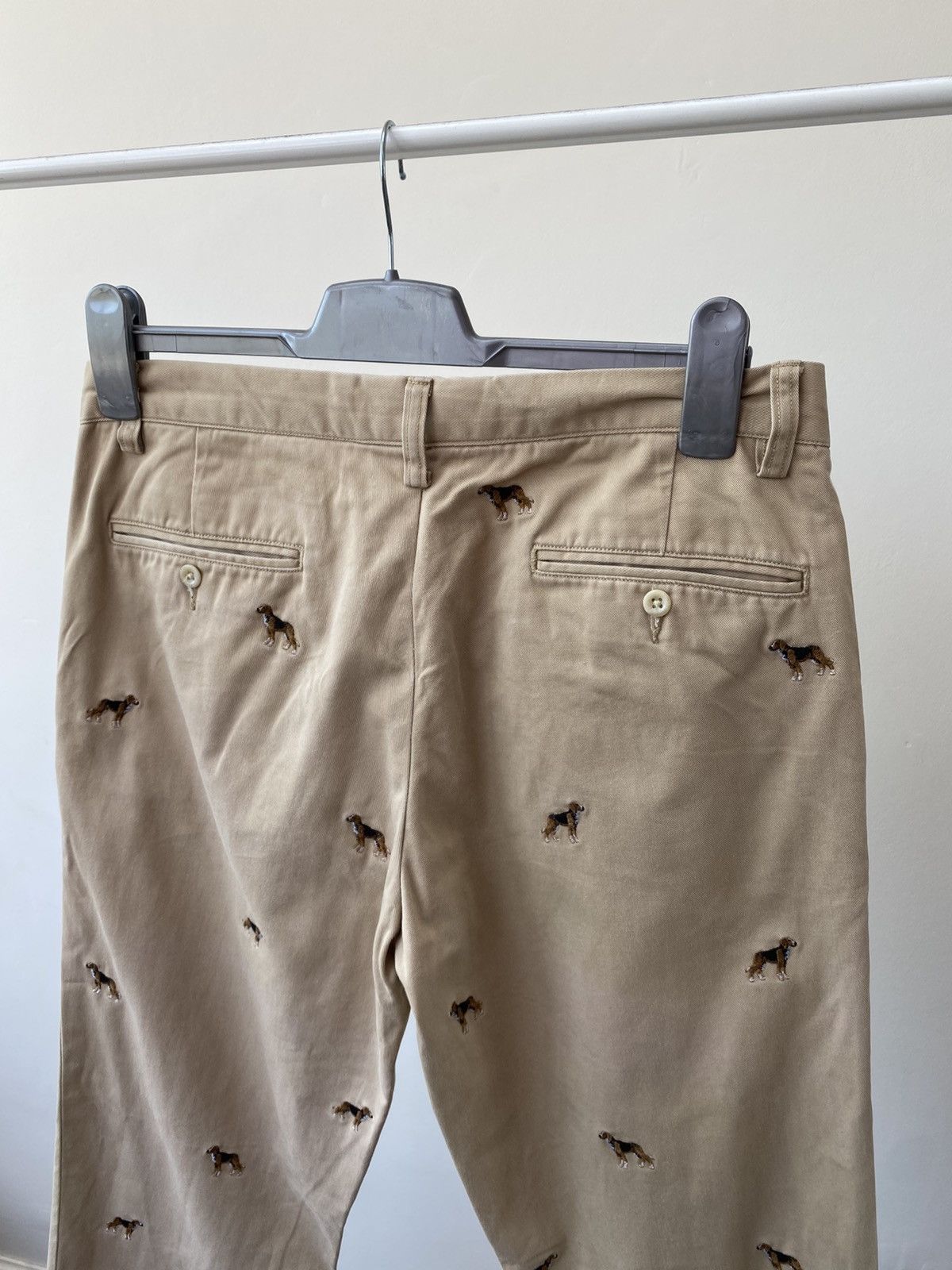 Polo Ralph Lauren Vintage Polo Ralph Lauren Chino Embroidered Dogs Pants Size US 32 / EU 48 - 10 Thumbnail