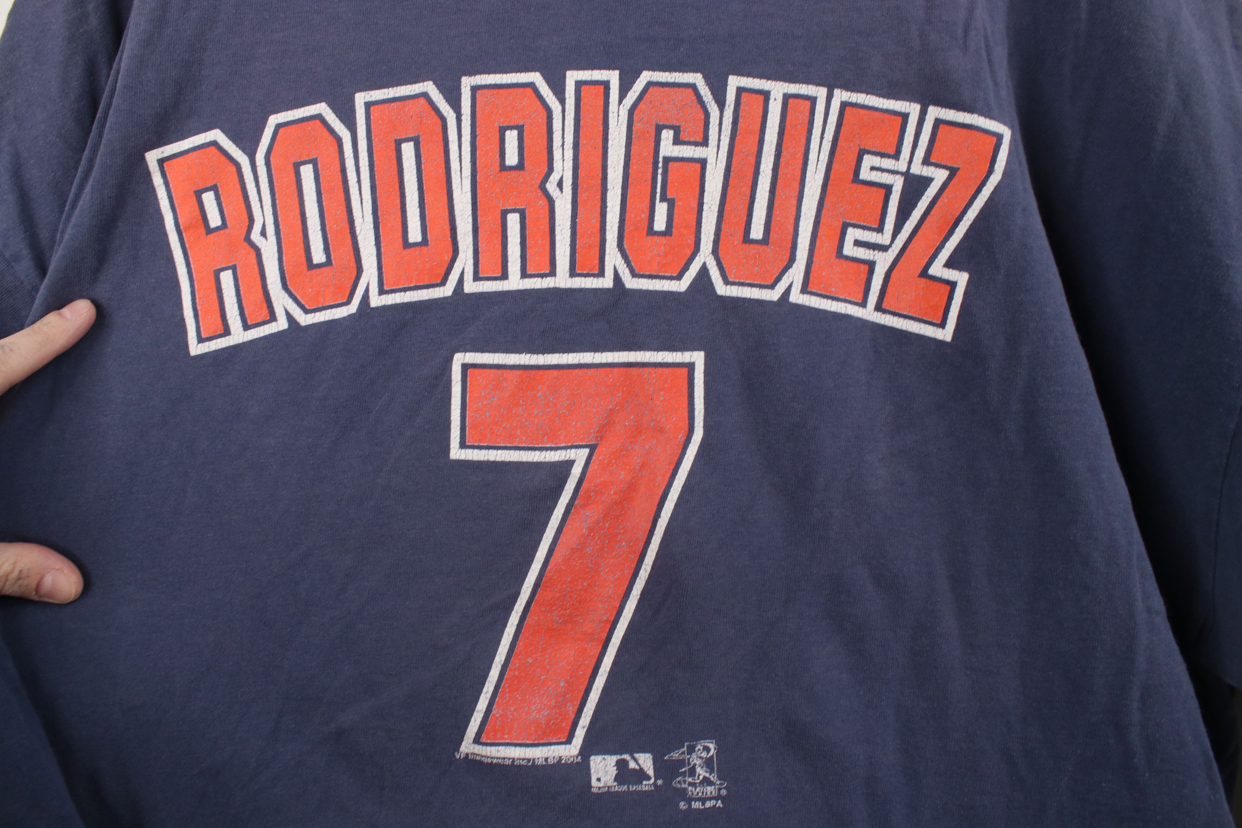 Vintage Vintage Rodriguez Detroit Tigers Baseball Jersey T-Shirt Size US XXL / EU 58 / 5 - 10 Thumbnail