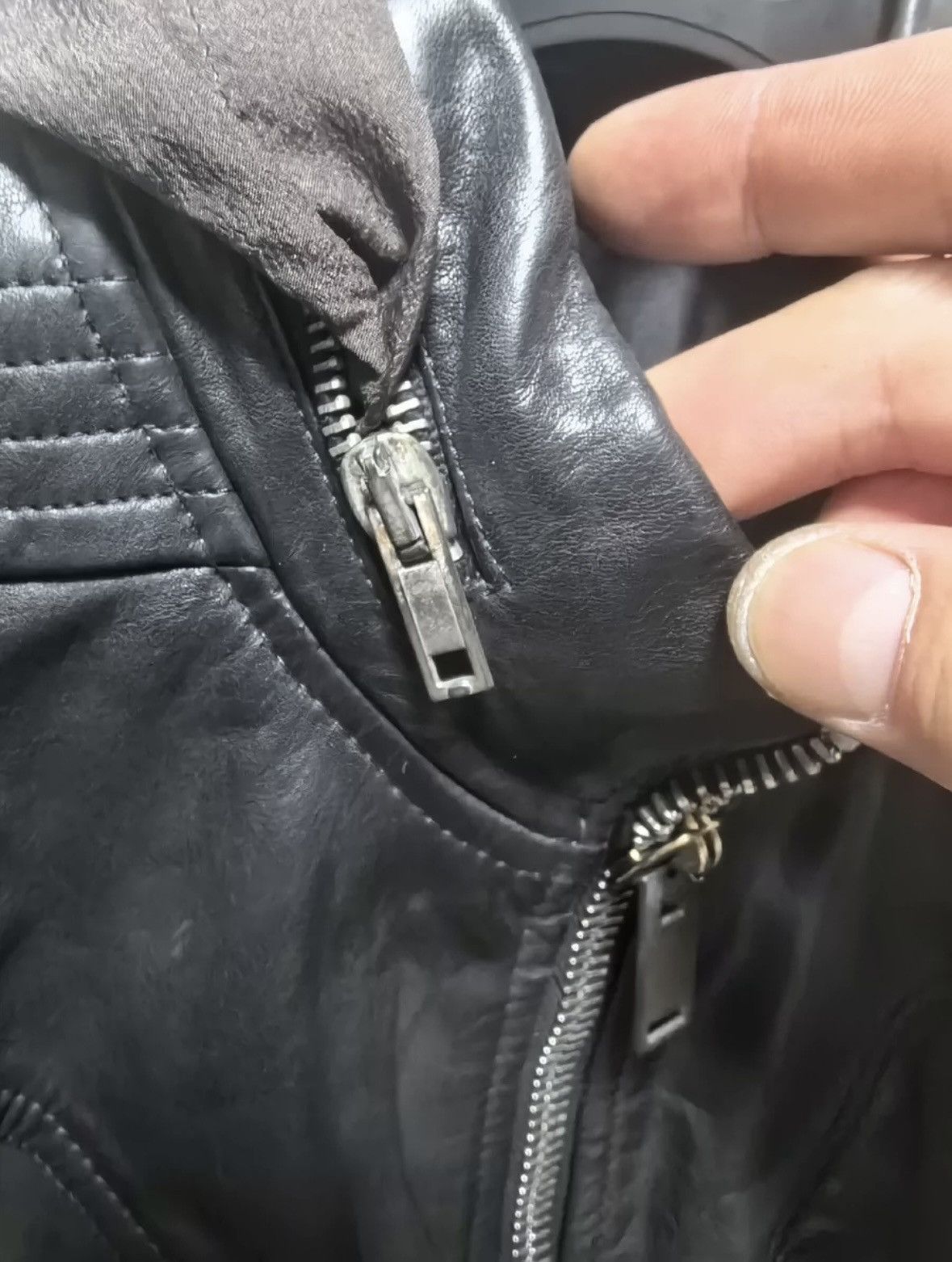 Rick Owens Rickowens leatherjacket Size US M / EU 48-50 / 2 - 6 Thumbnail