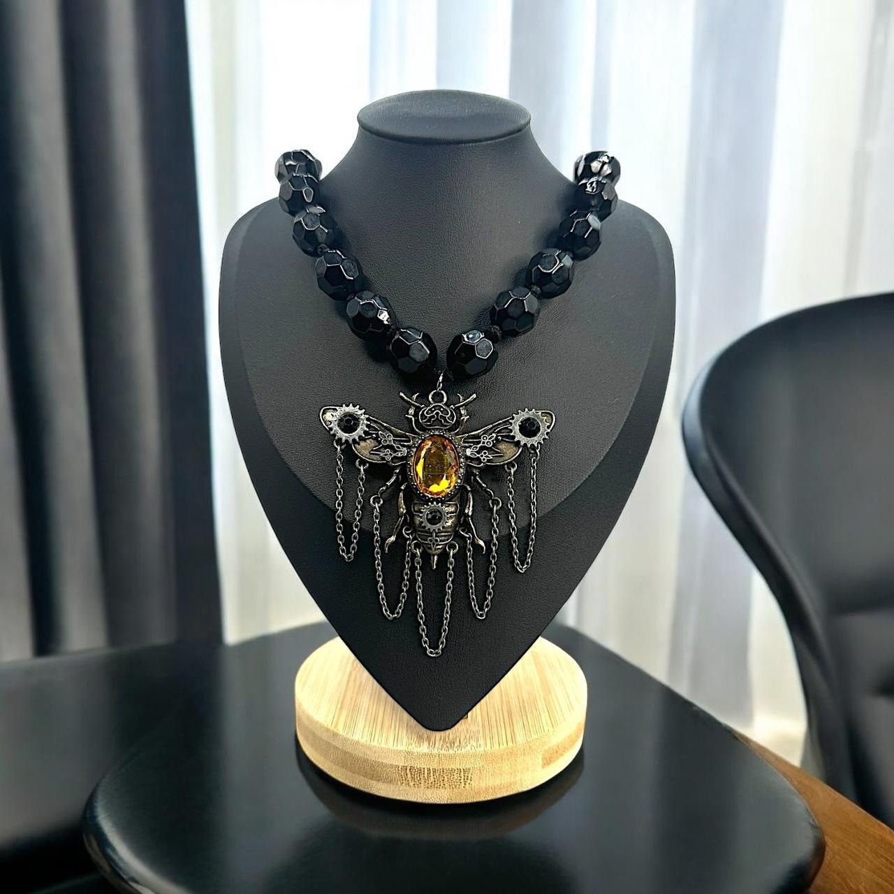 Other This is a steampunk insect tie bib one of a kind necklace. Size ONE SIZE - 9 Thumbnail