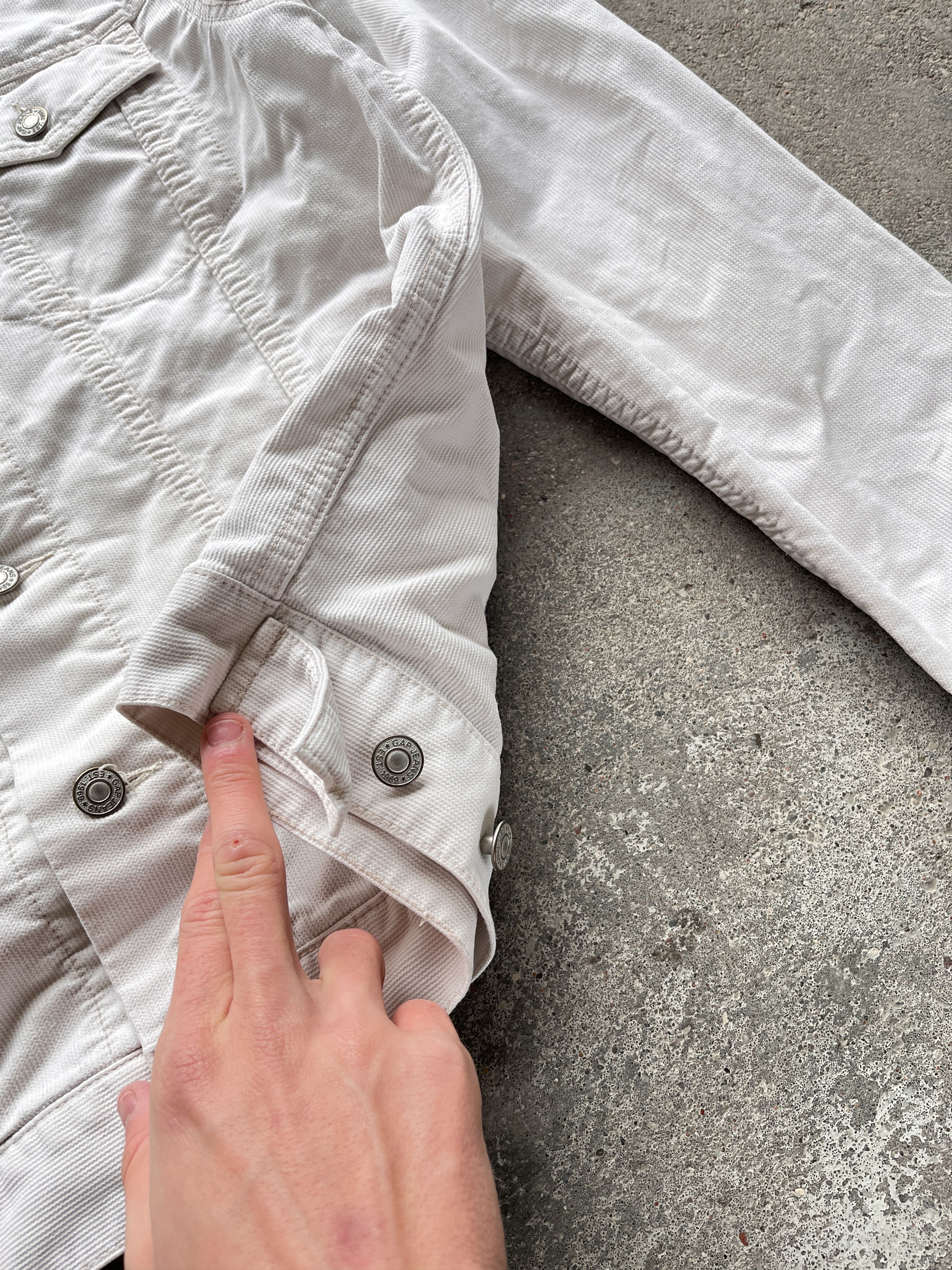 Gap gap white denim jacket vintage classic Size US L / EU 52-54 / 3 - 5 Thumbnail