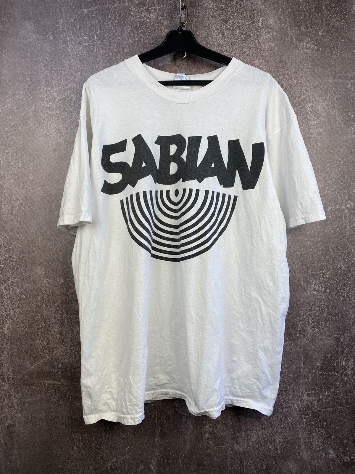 Band Tees × Vintage Rare Vintage Sabian Cymbal Makers Tshirt Size US XL / EU 56 / 4 - 1 Thumbnail
