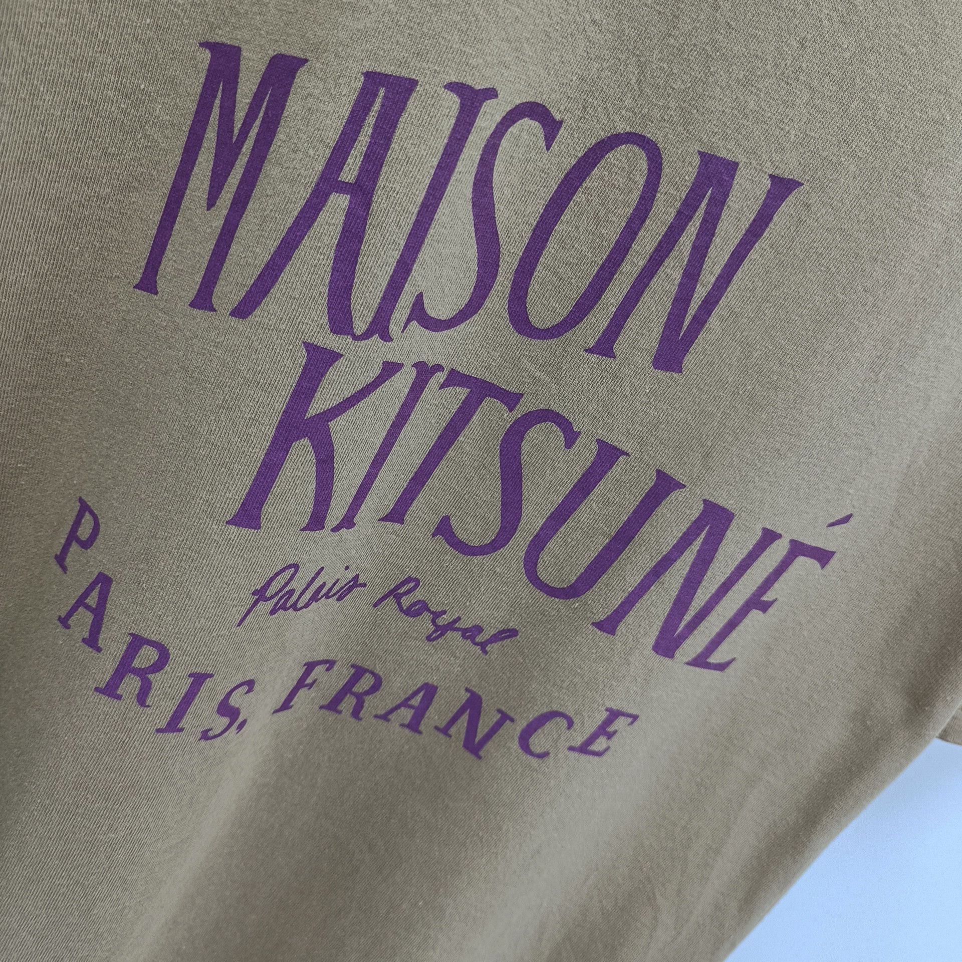 Japanese Brand Maison Kitsune Navy Palais Royal T-shirt Size US M / EU 48-50 / 2 - 4 Thumbnail