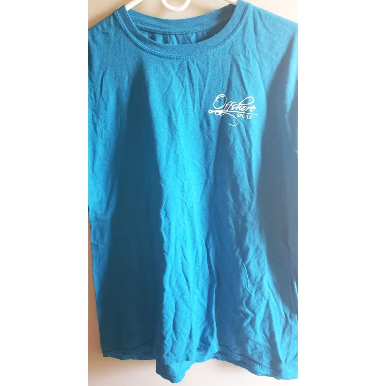 Vintage Offshore Spoils T-Shirt Men's M Blue Short Sleeve Logo Front Blue Crab Back Size US M / EU 48-50 / 2 - 2 Thumbnail