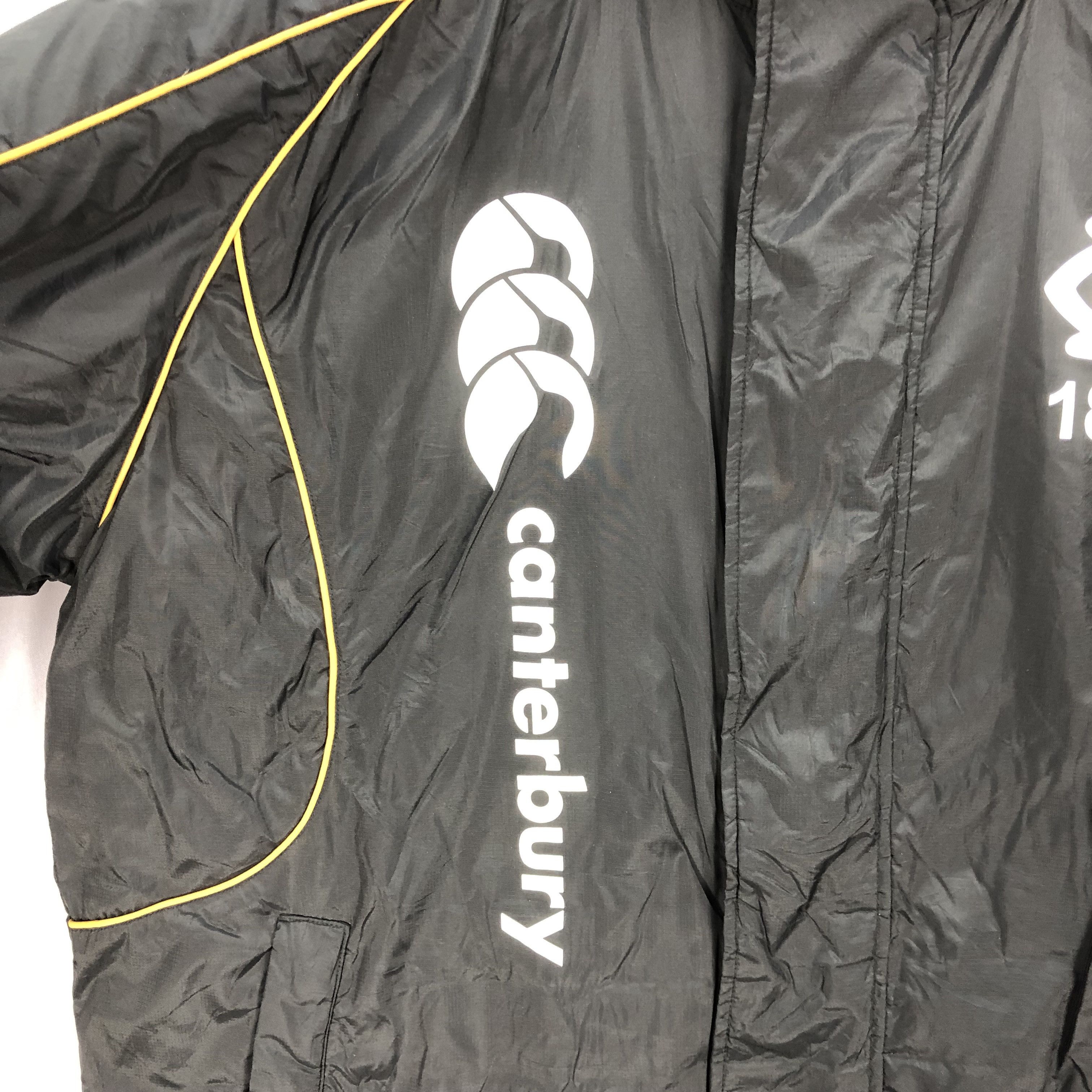 Canterbury of New Zealand × Vintage Vintage Canterbury All Black Long Coach Windbreaker Jacket Size US XL / EU 56 / 4 - 11 Thumbnail