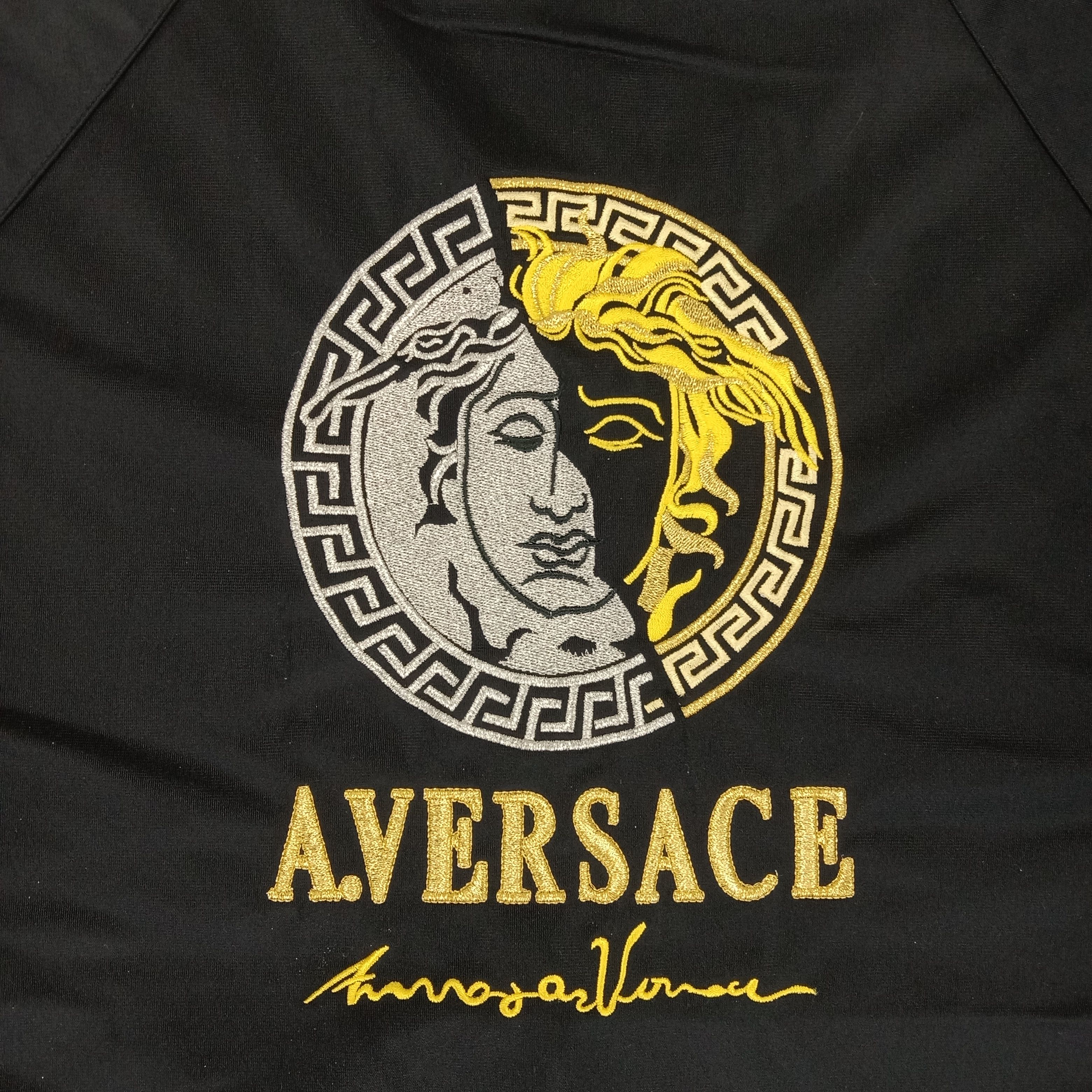 Versace × Vintage A.Versace Italian Brand Embroidery Coach Jacket Size US L / EU 52-54 / 3 - 2 Thumbnail