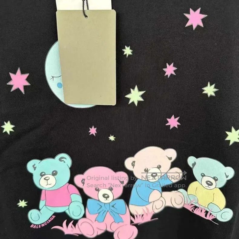 Balenciaga Balenciaga Moon bear damaged short sleeve Size US M / EU 48-50 / 2 - 3 Thumbnail