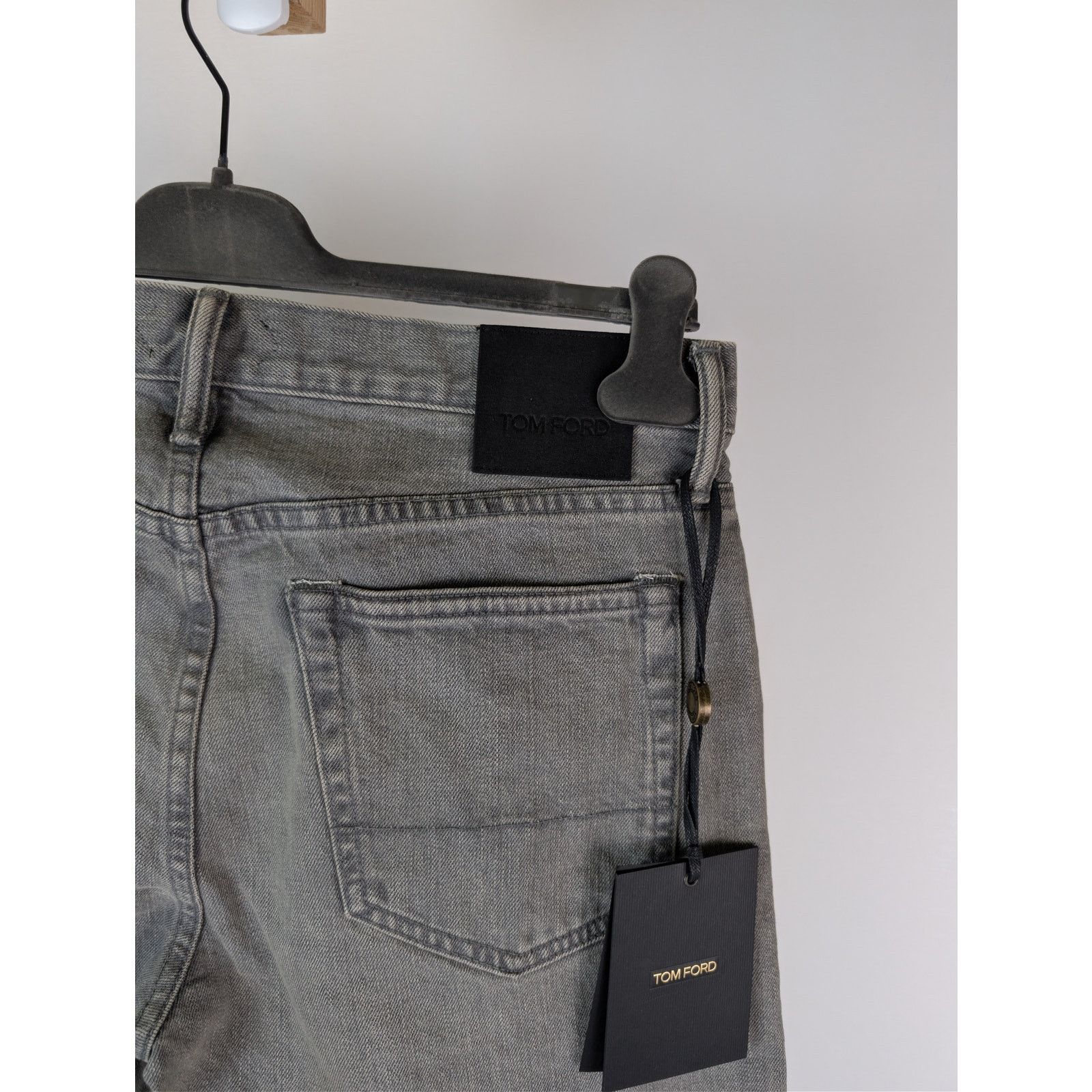 Tom Ford o1rshd1 Q:3 / Slim Denim Jeans in Grey Size US 34 / EU 50 - 12 Thumbnail