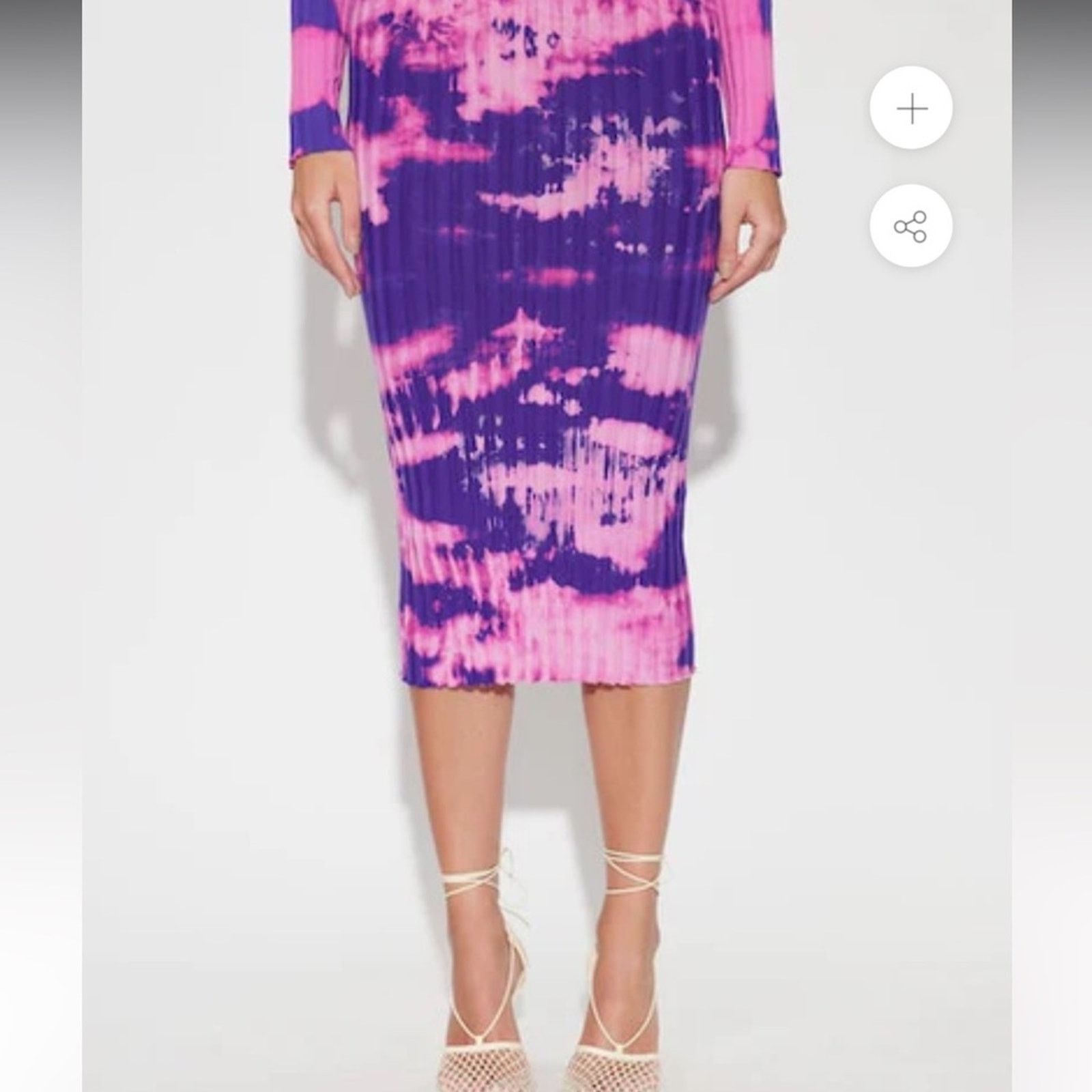 170 NWT Cotton Citizen $175 Tie-Dye Midi Skirt Size M