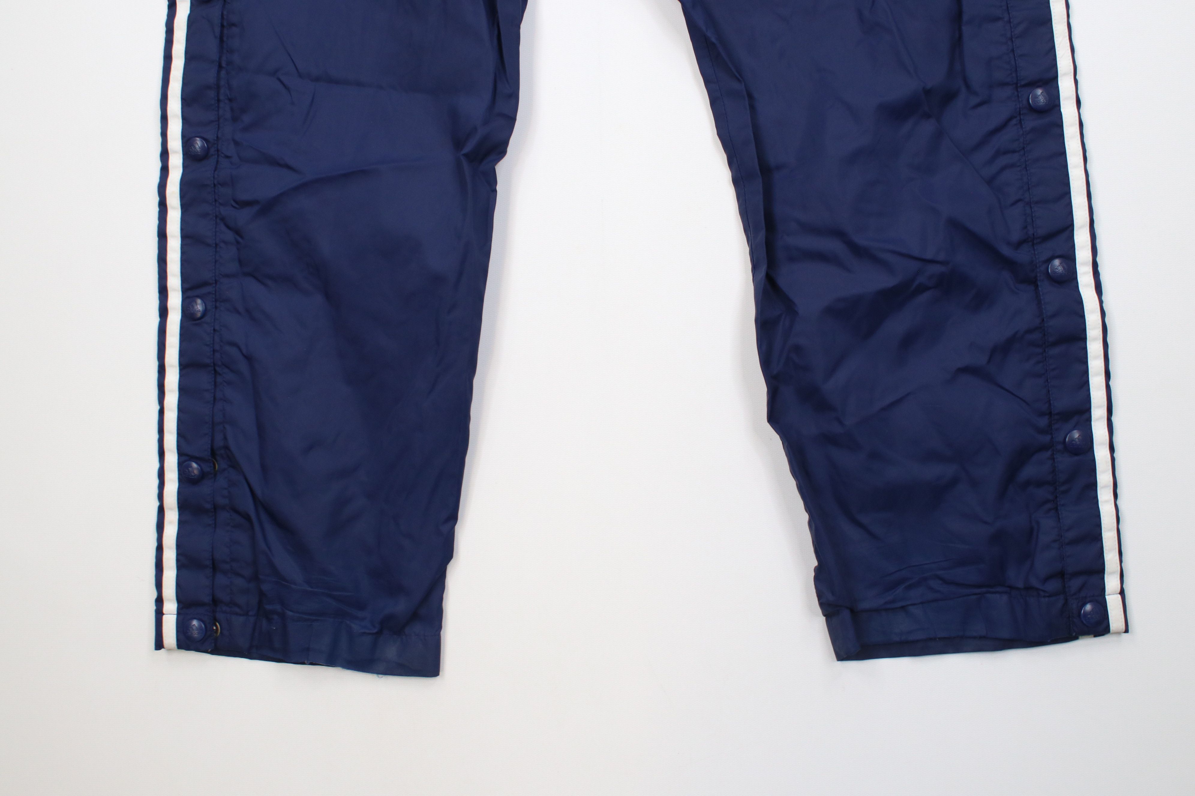 Adidas Vintage 90s Adidas Lined Tearaway Windbreaker Pants Blue Size US 34 / EU 50 - 16 Thumbnail
