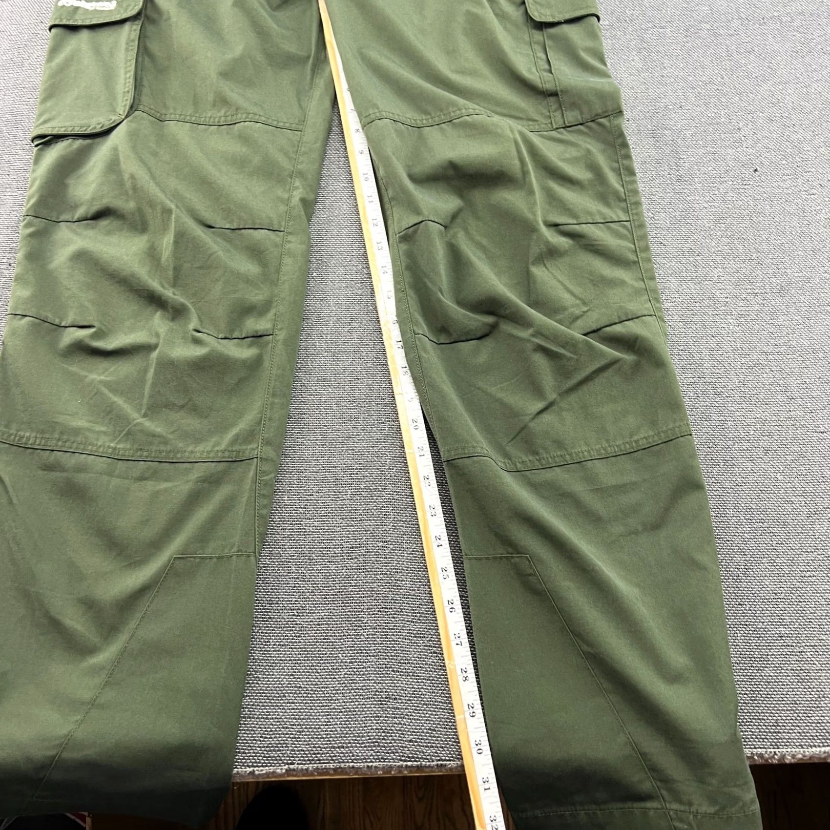 Vintage Bergans of Norway Mens Pants Large Green Outdoor Hunting Trekking Hiking Pockets Size US 31 - 5 Thumbnail