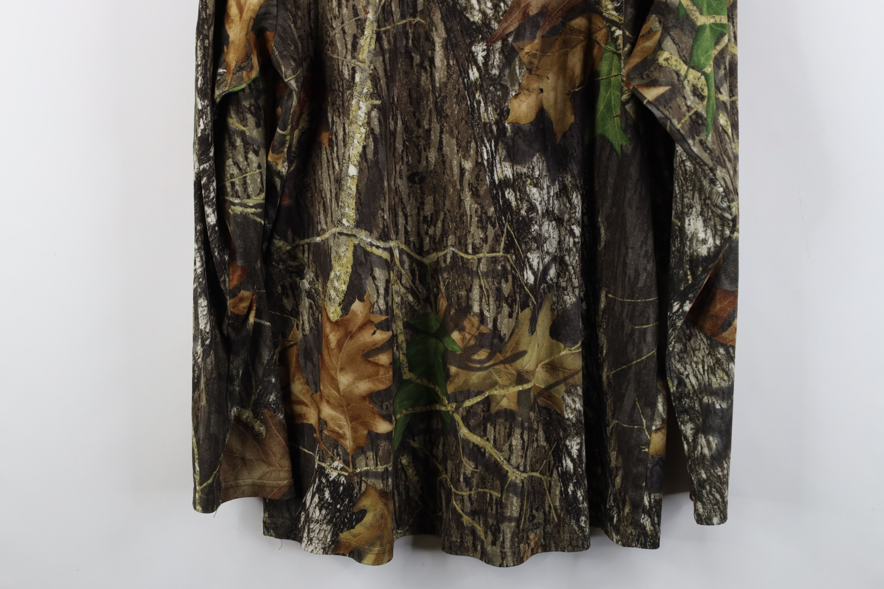 Vintage Vintage Chamois Cloth Mossy Oak Camouflage Half Zip Sweater Size US L / EU 52-54 / 3 - 12 Thumbnail