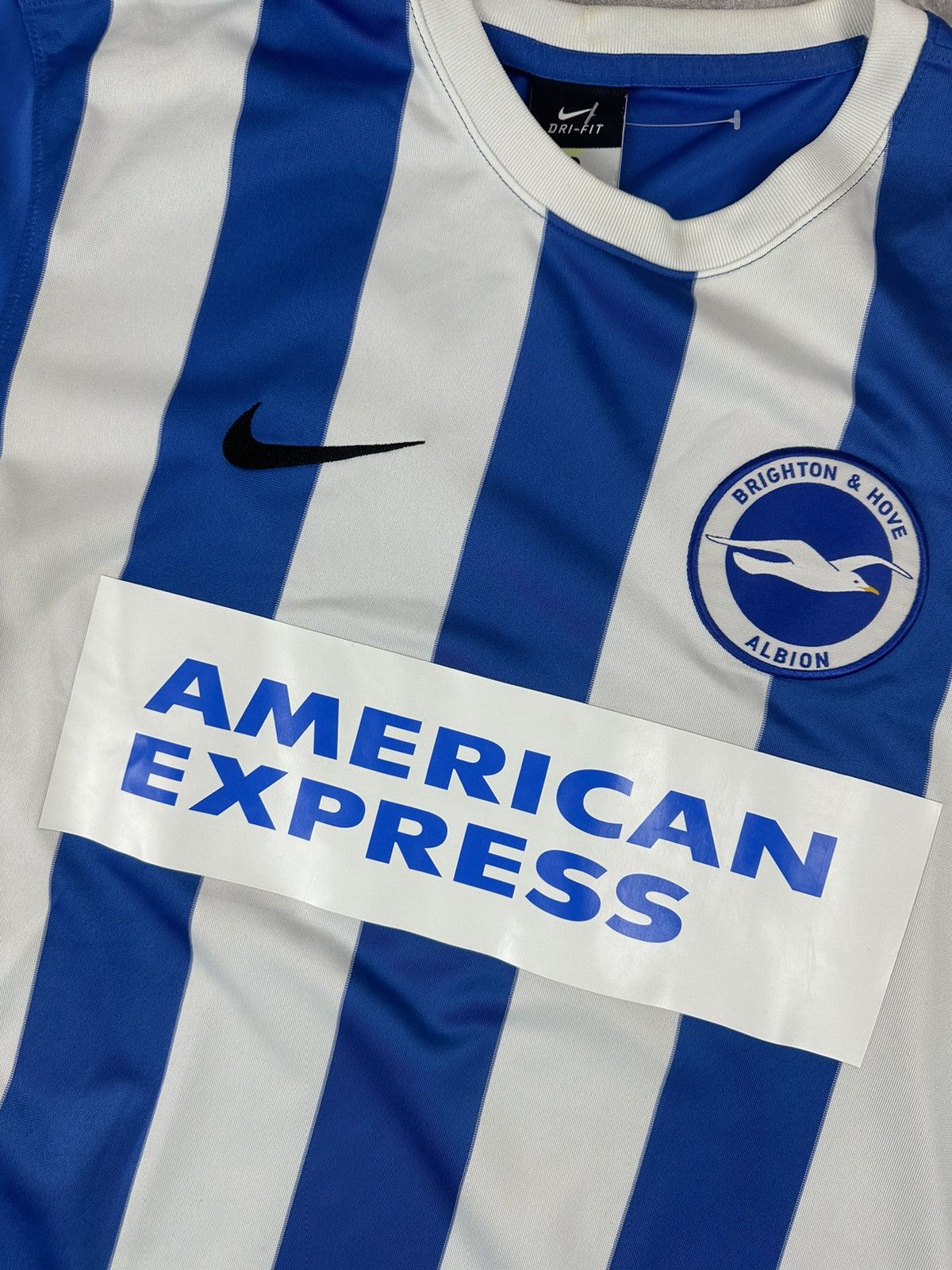 Nike Nike Brighton & Hove Albion Home 2014/16 Soccer Jersey Size US XL / EU 56 / 4 - 6 Thumbnail