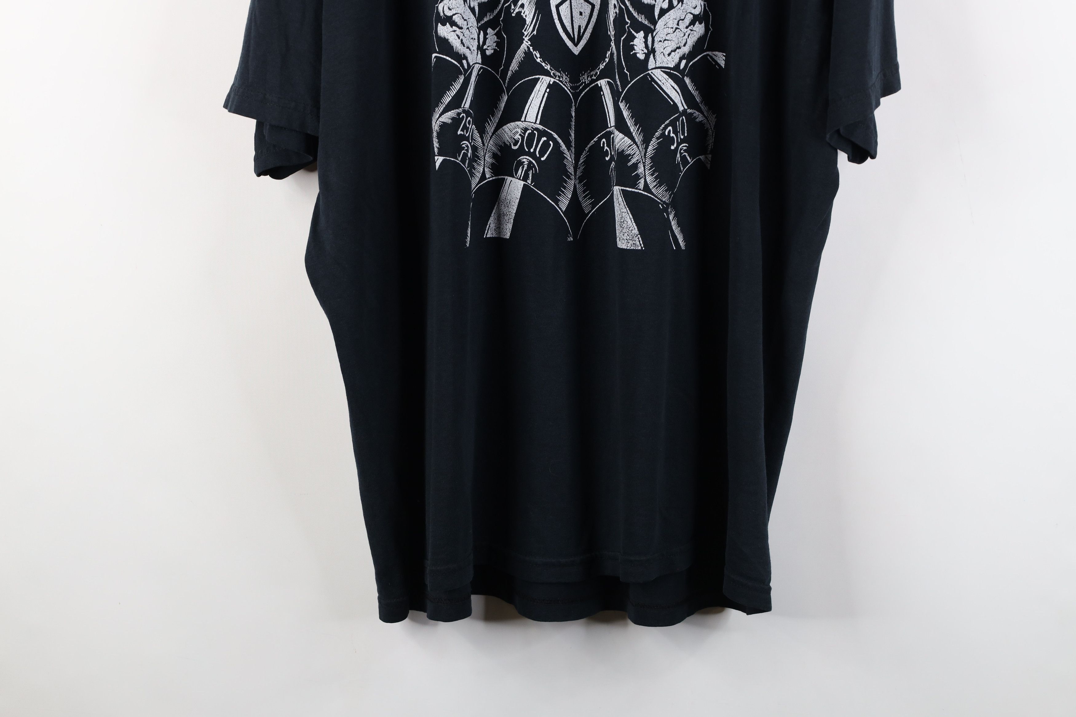 Vintage Vintage Streetwear Iron Asylum Fire Bodybuilding Gym T-Shirt Size US XXL / EU 58 / 5 - 14 Thumbnail
