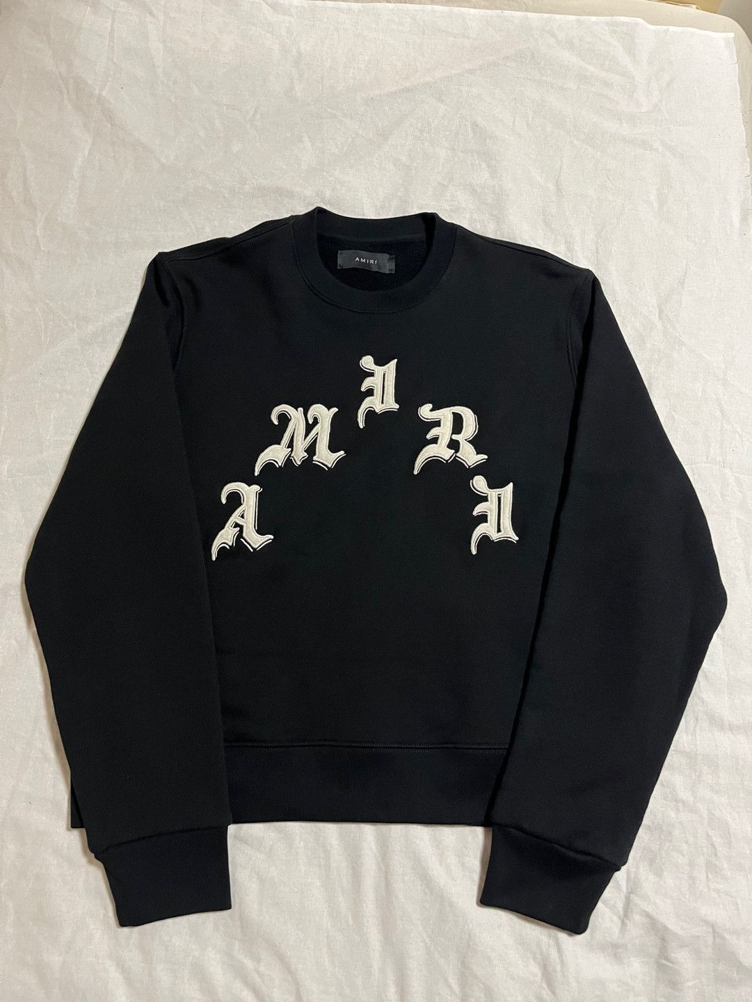 Amiri Wes Lang Arch Logo Sweatshirt / Black