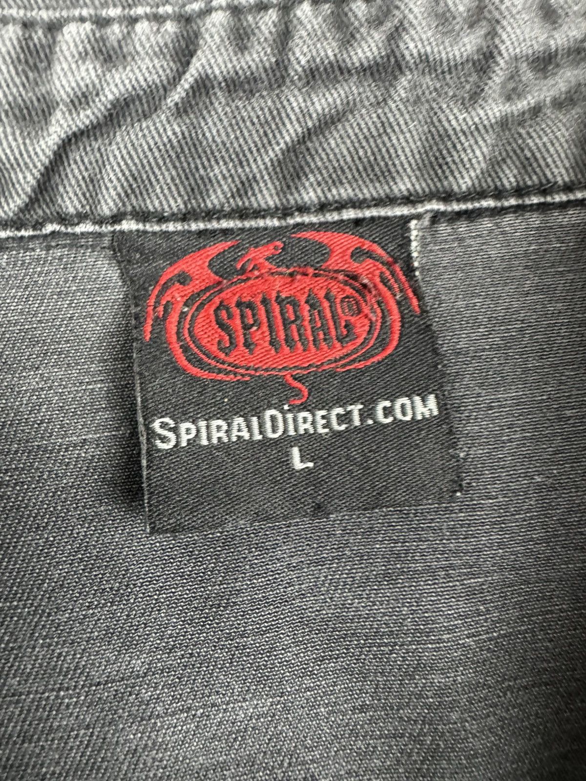 Band Tees × Vintage Vintage Y2K Spiral sleeveless shirt skull opium faded washed Size US L / EU 52-54 / 3 - 9 Thumbnail