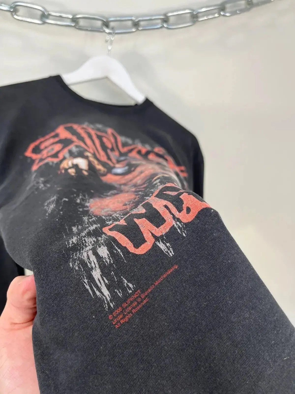 Band Tees × Vintage Vintage Slipknot Wait And Bleed Song 2006 Long Sleeve Tee Size US L / EU 52-54 / 3 - 4 Thumbnail