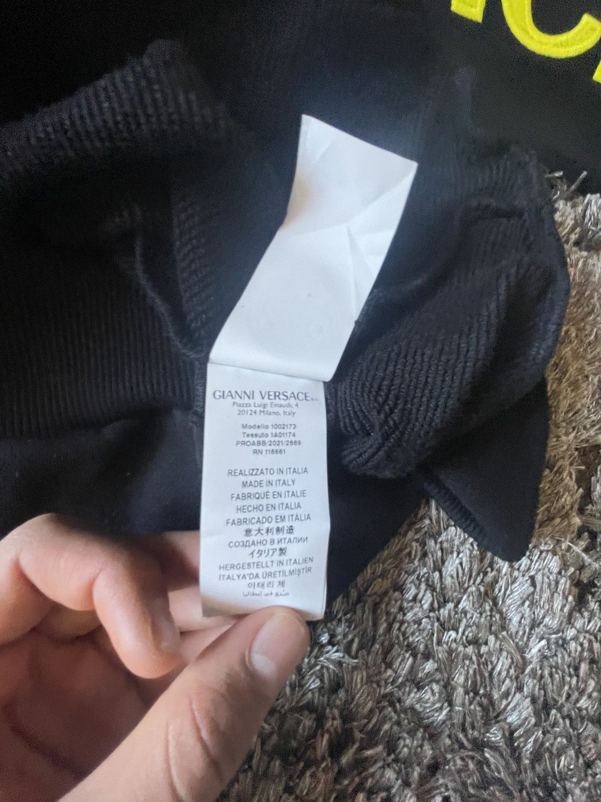 Versace Authentic Versace 3D Geometric Logo Sweatshirt Size M / US 6-8 / IT 42-44 - 7 Thumbnail
