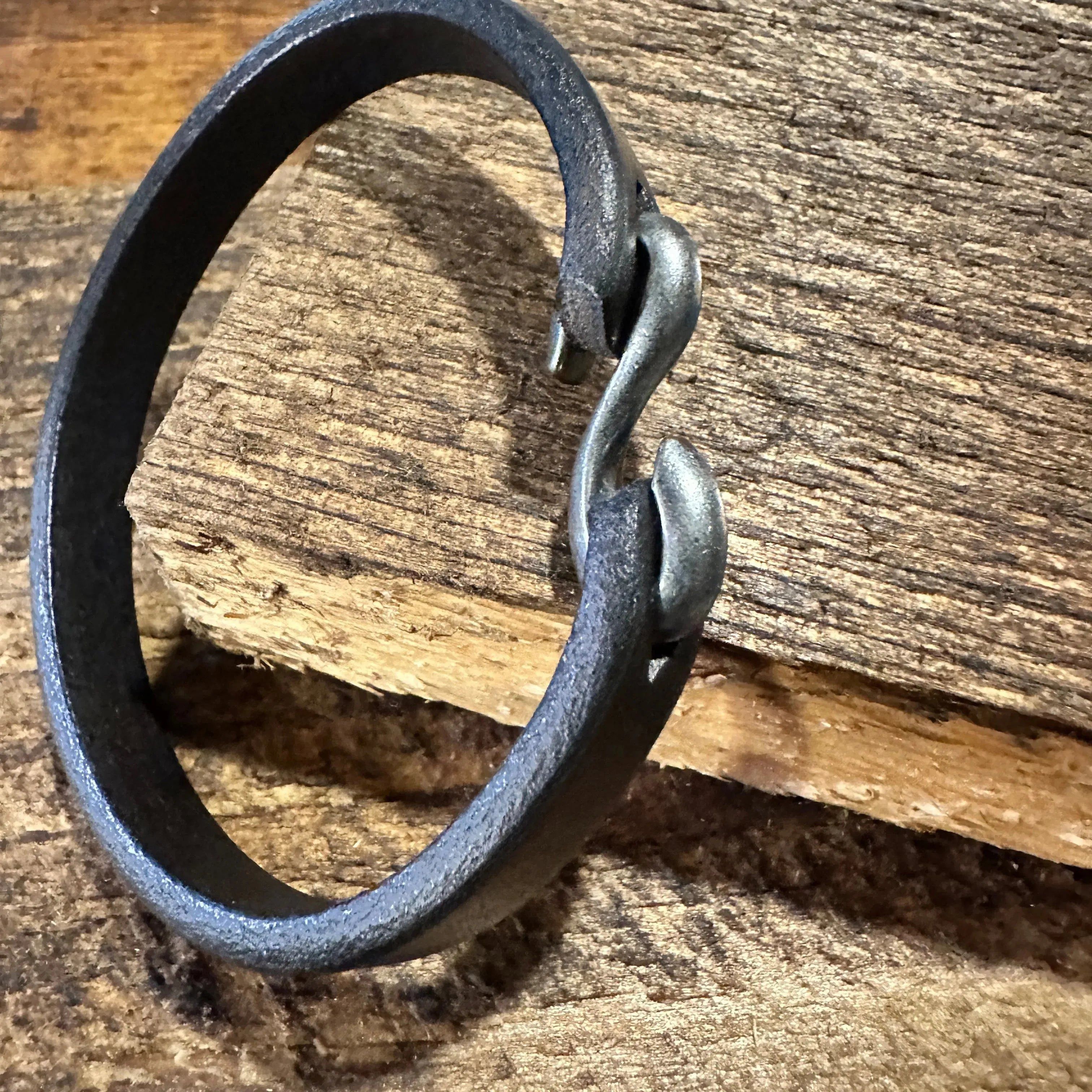 Other Handcrafted Boho Hippie Black Genuine Leather Cowhide S Hook Size ONE SIZE - 1 Thumbnail