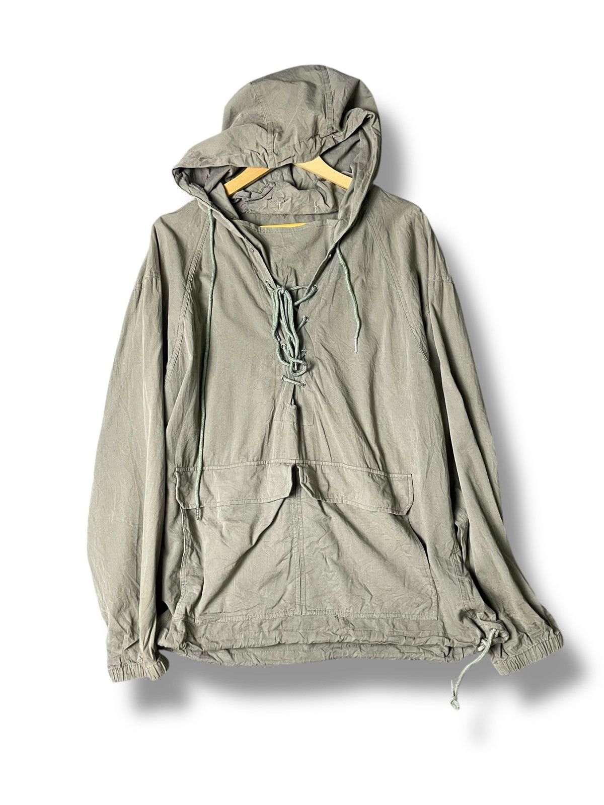 Mr Lumberjack Lace Up Pullover Hooded Jacket (56)