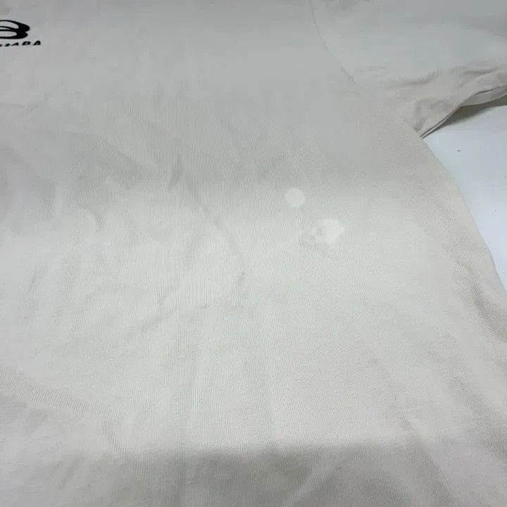 Balenciaga Balenciaga White Graphic Print T-Shirt for Women 0079-2507 Size S / US 4 / IT 40 - 6 Thumbnail