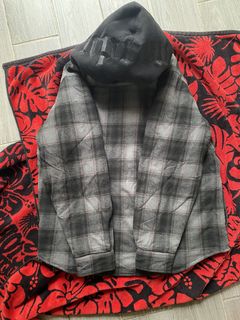 Supreme Hooded Flannel | Grailed